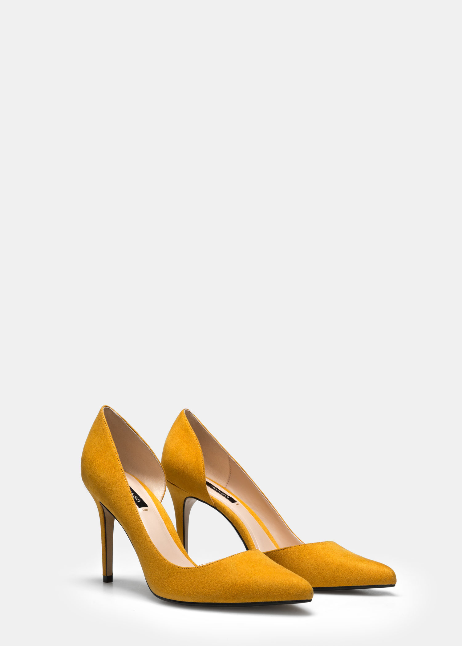 mustard yellow stilettos