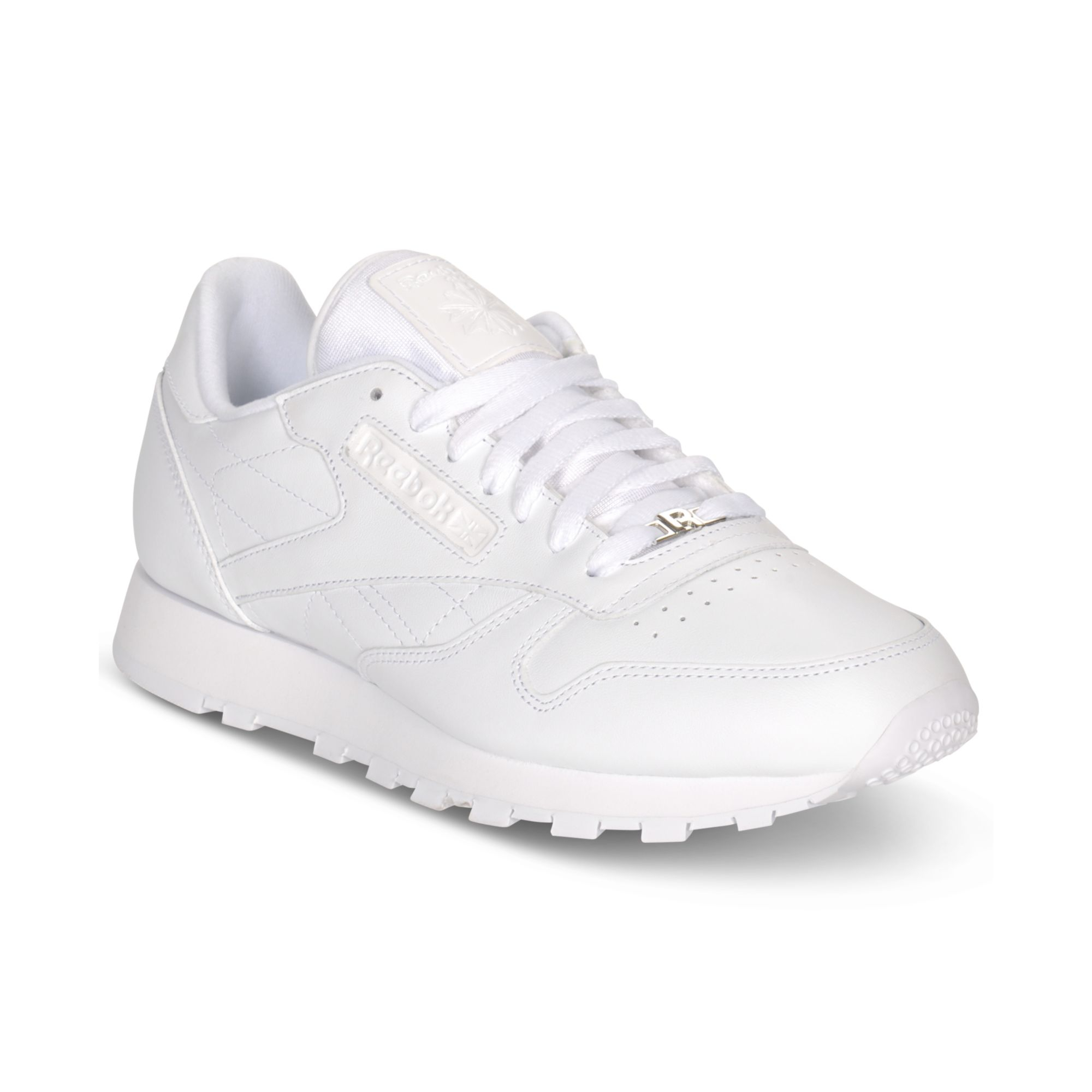 Reebok Men's Classic Leather Casual Sneakers From Finish Line in White ...