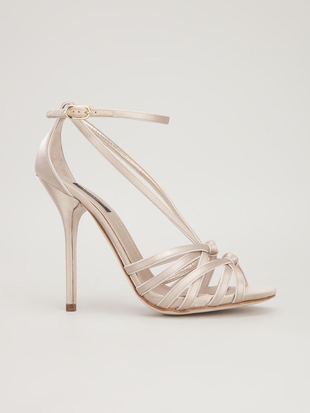 Navy Satin Lace Up Barely There Heel | Women shoes online, Prom shoes, Heels