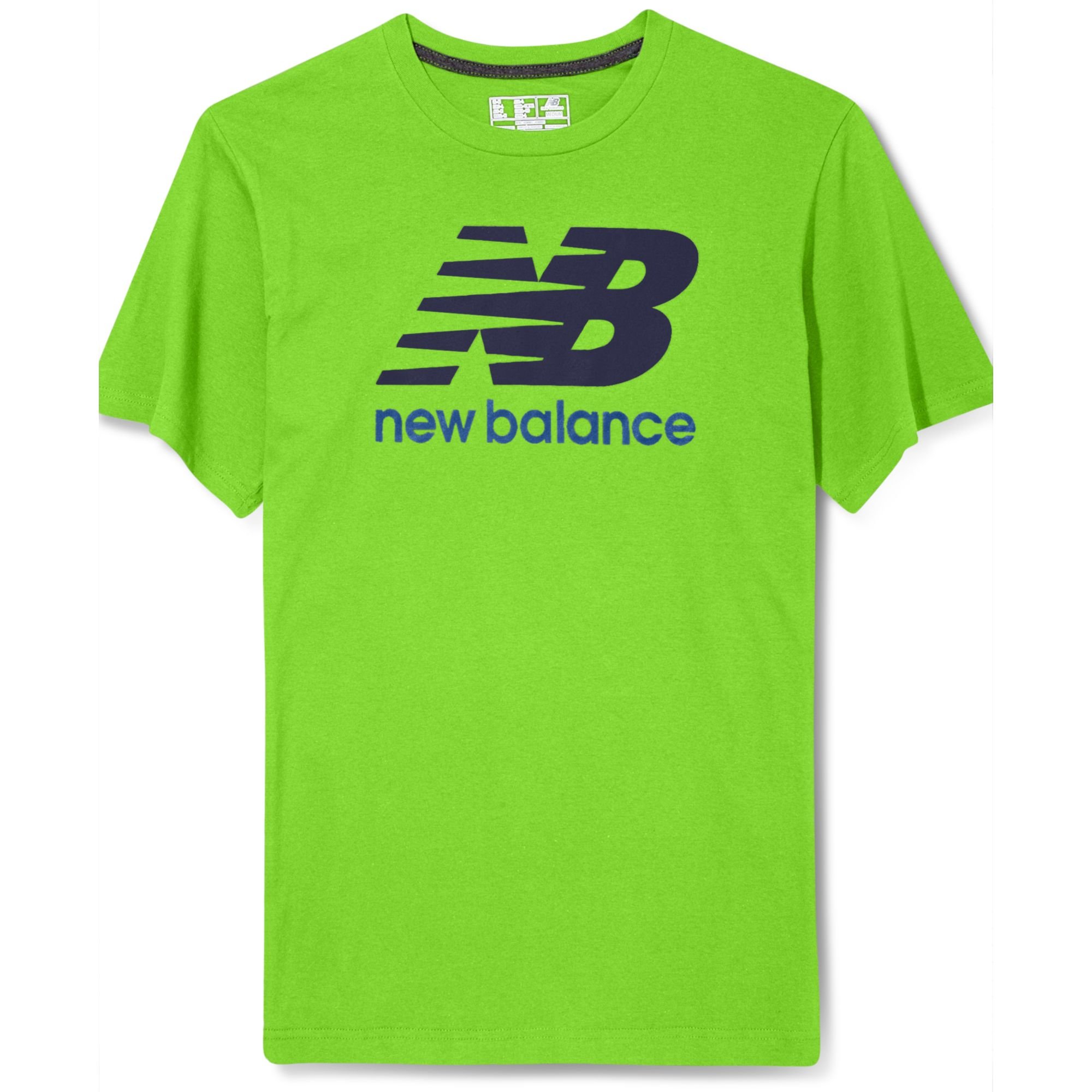 New Balance Graphic Logo T Shirt in Green for Men - Lyst