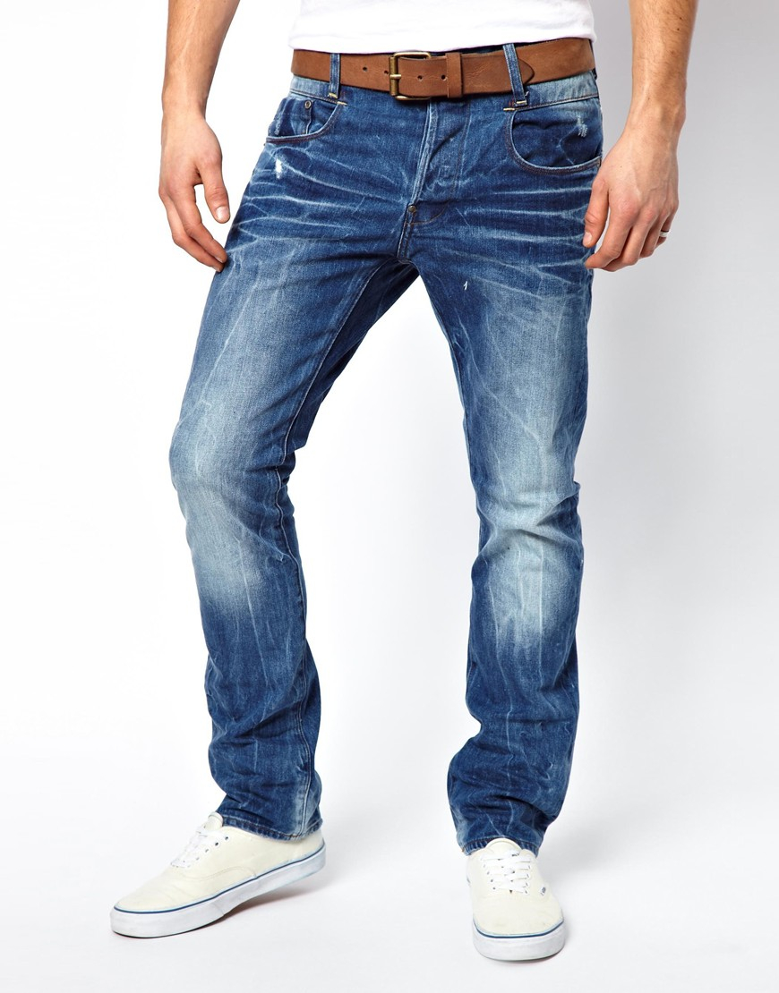 G-Star RAW G Star Jeans New Radar Slim Fit Light Aged in Blue for Men - Lyst