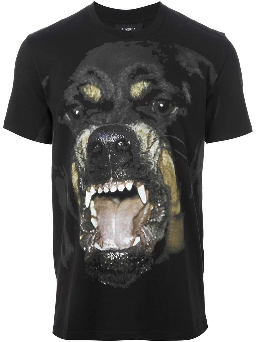 Givenchy Snarling Rottweiler Dog Jersey Tee in Black for Men - Lyst