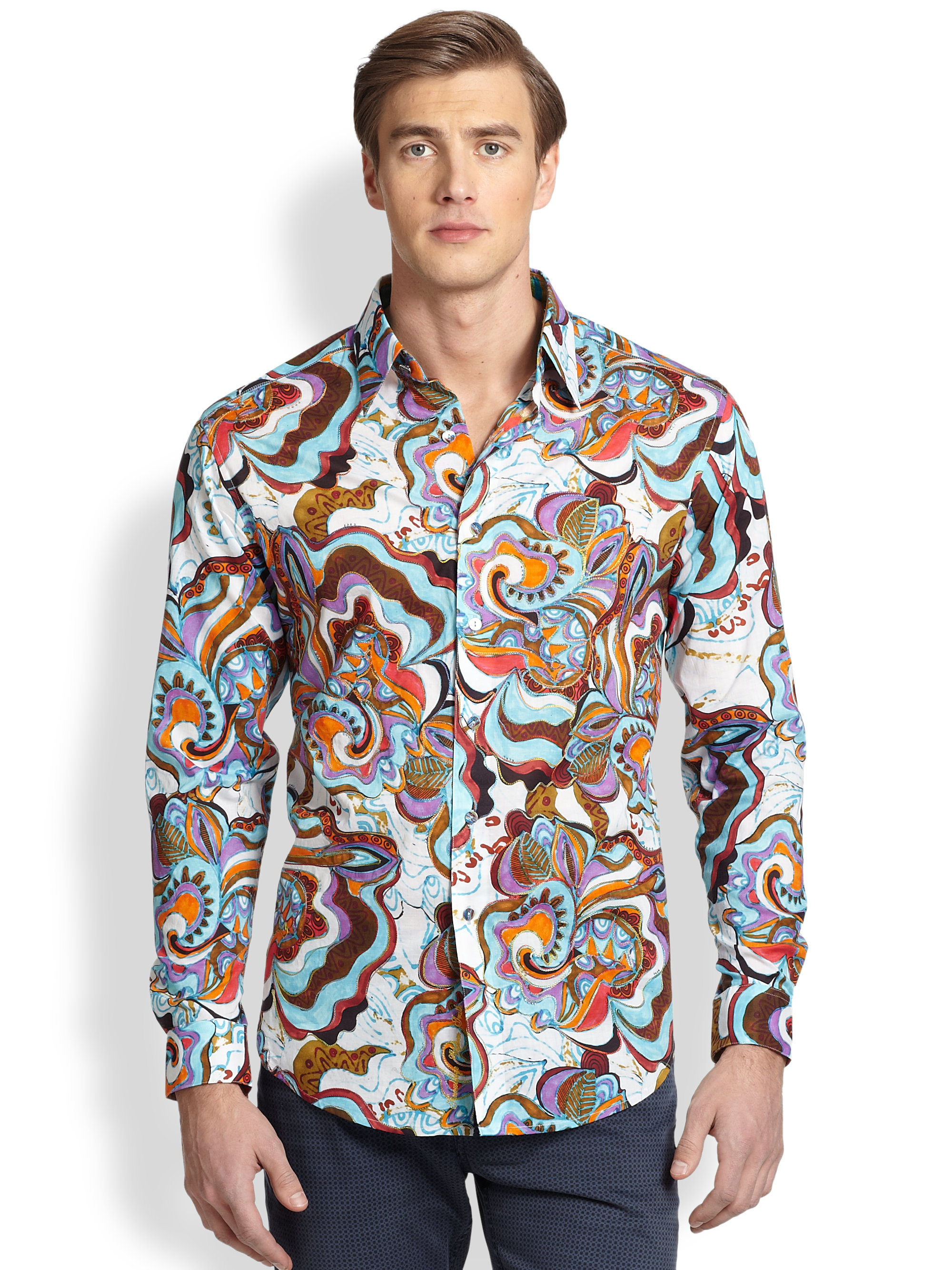 lyst robert graham sportshirt for men robert graham designs