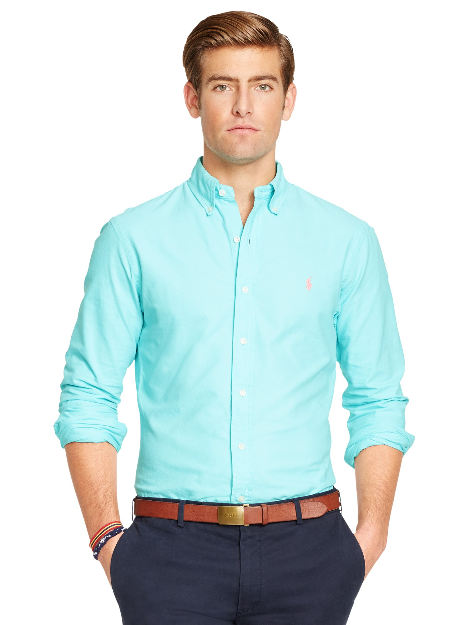 turquoise ralph lauren shirt