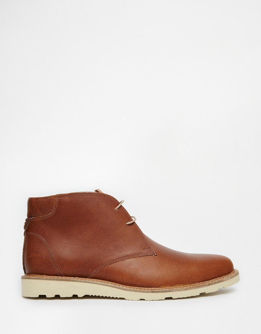 tan leather desert boots