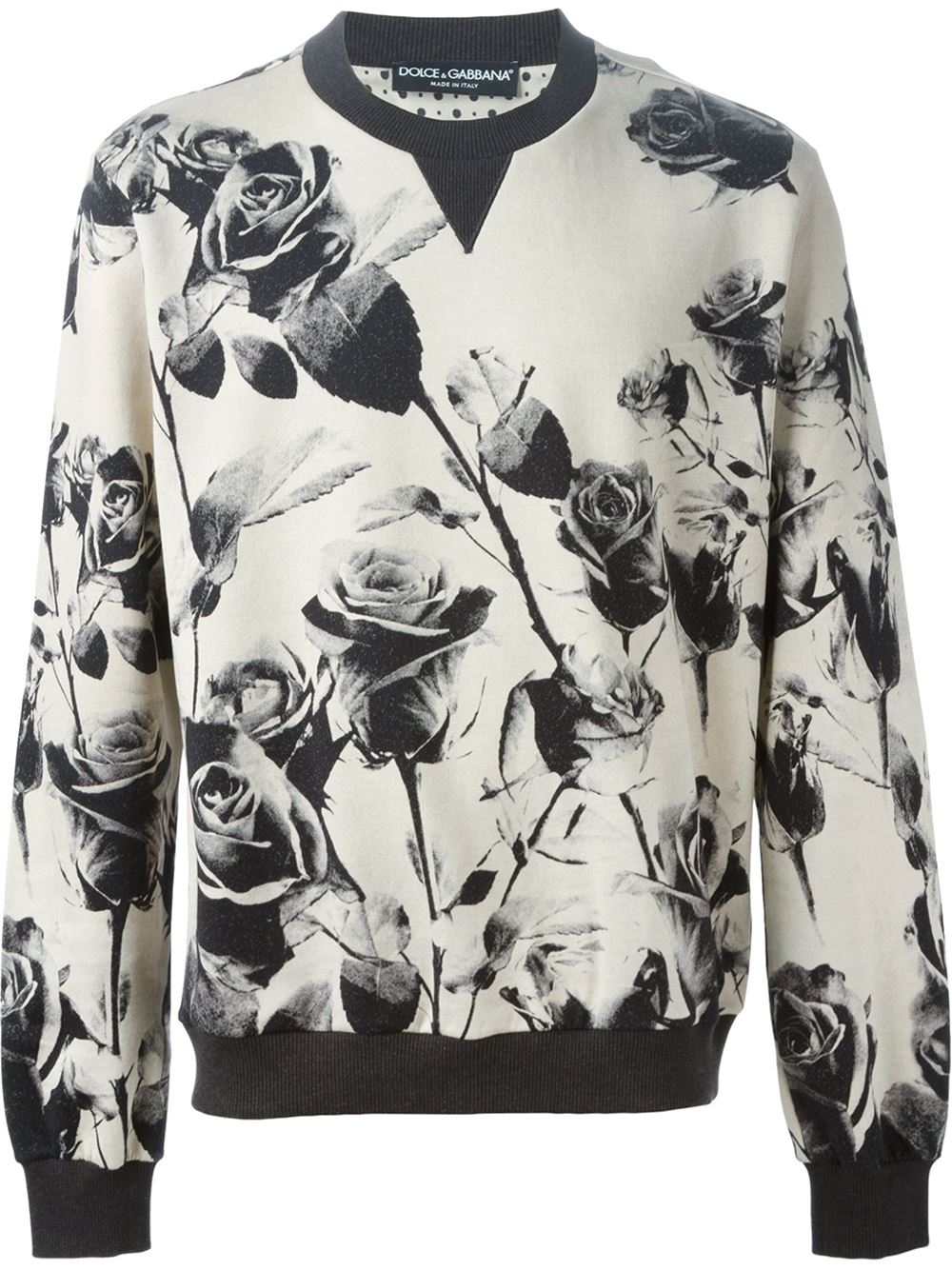 rose print hoodie mens