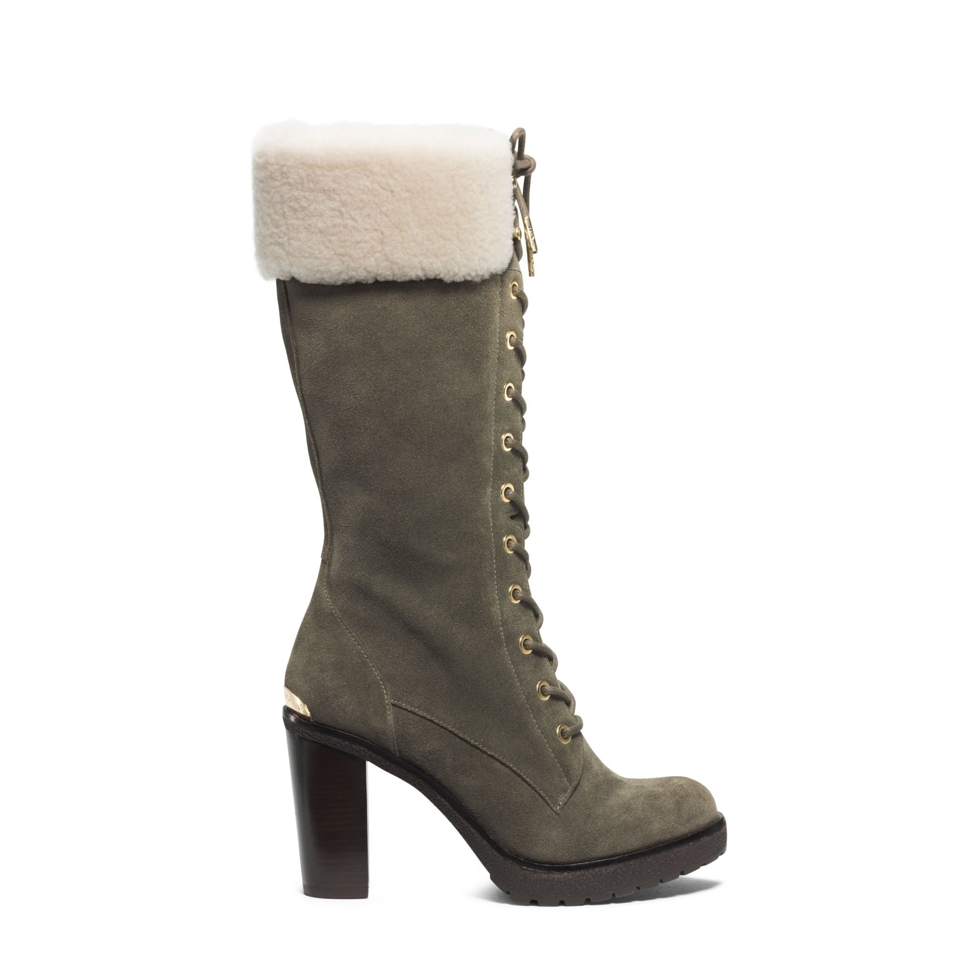 michael kors green boots