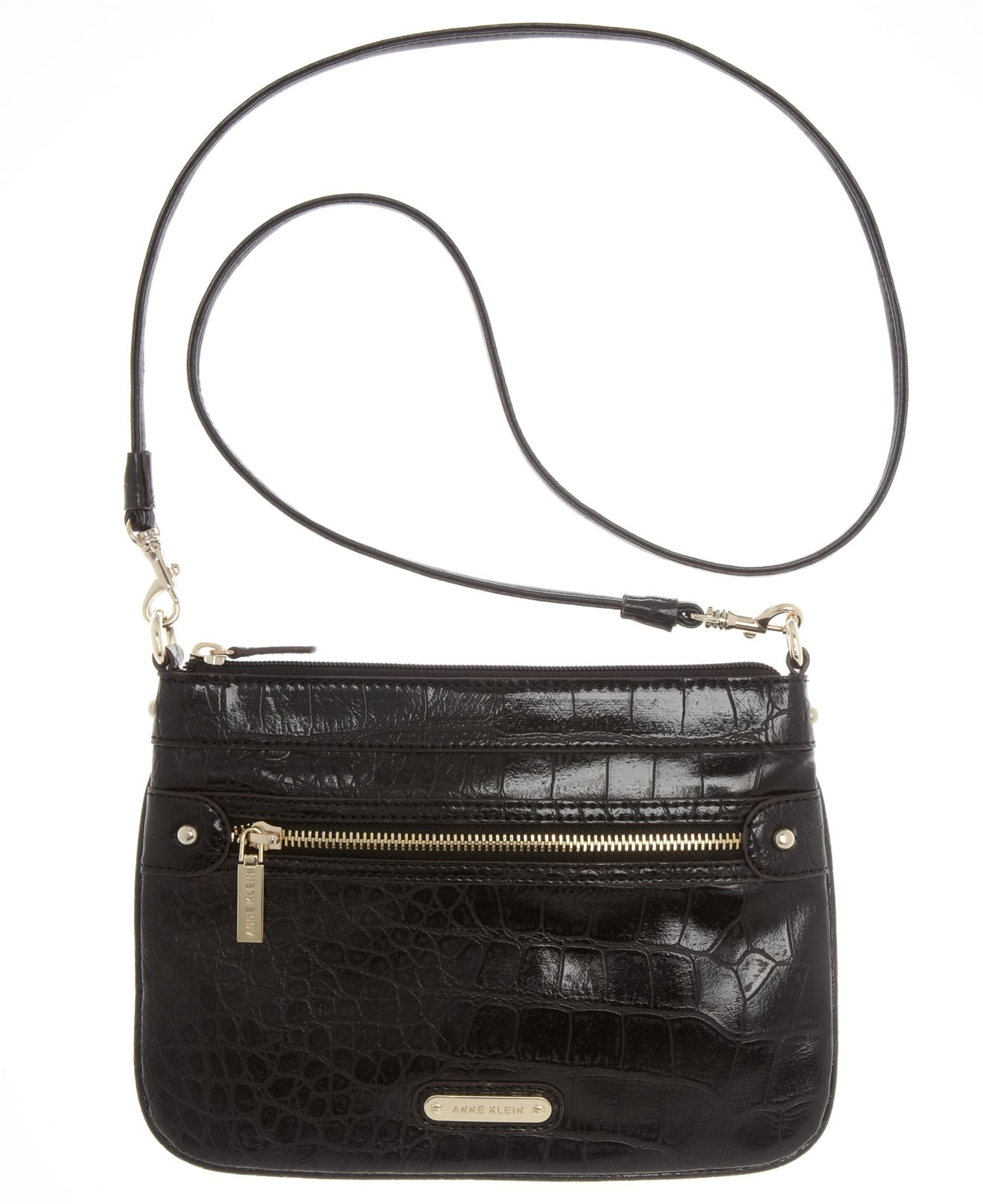 Lyst - Anne klein Opening Act Medium Crossbody in Brown