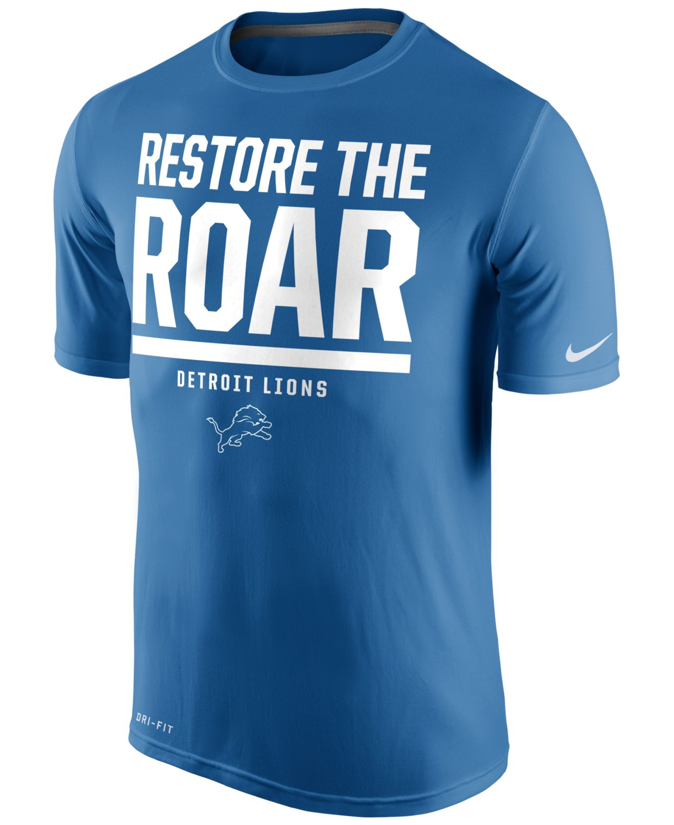 detroit lions nike shirt