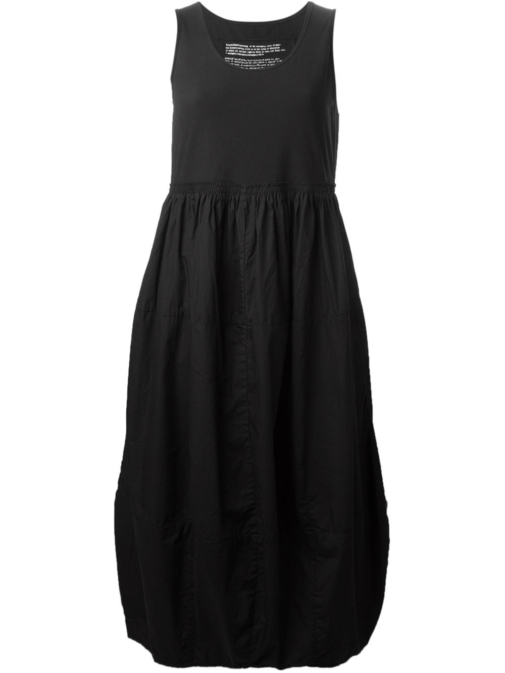 Rundholz Sleeveless Balloon Dress in Black | Lyst