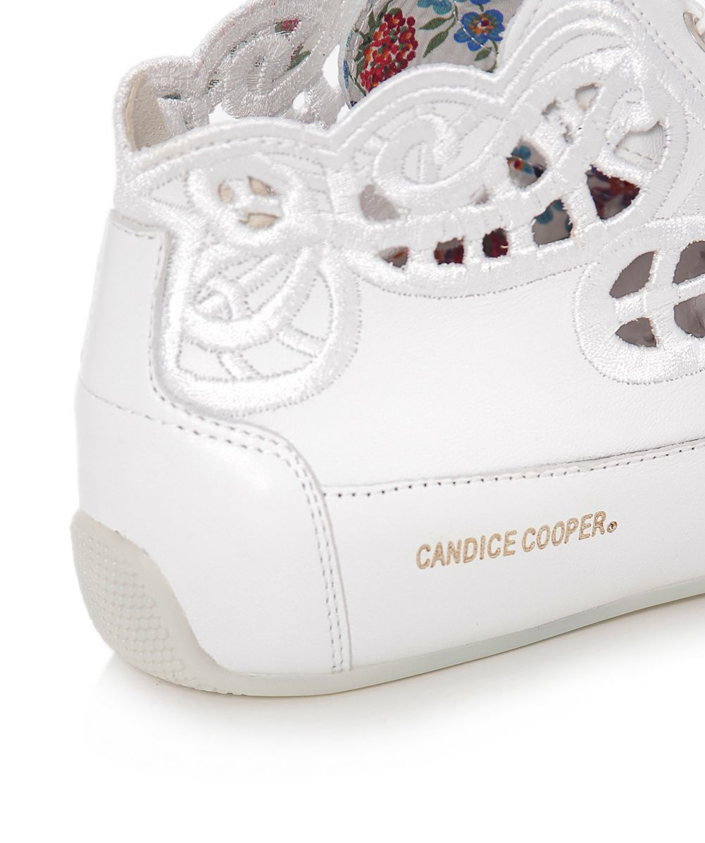 Candice Cooper Ricamo Mid-top Trainers 