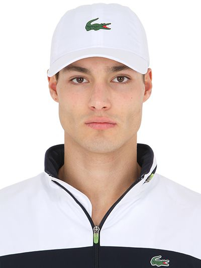 Men White Lacoste Tennis Microfiber Hat Lyst for | in