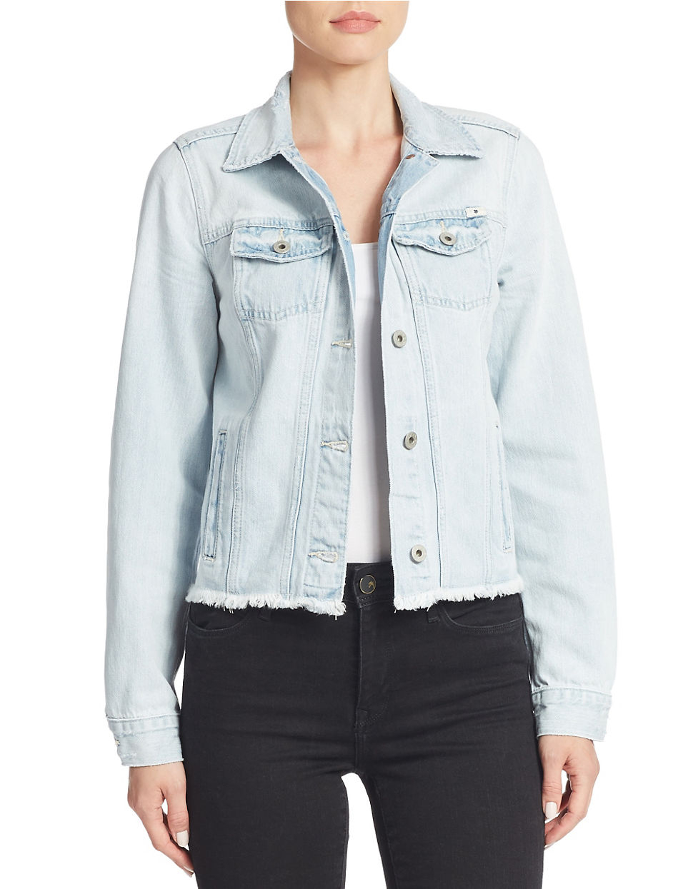 iLuckyi brand iDenimi iJacketi in Blue Lyst iLuckyi brand iDenimi iJacketi in Blue Lyst