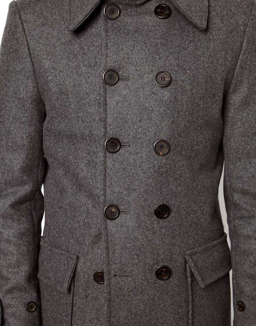 Double breasted car coat clearance