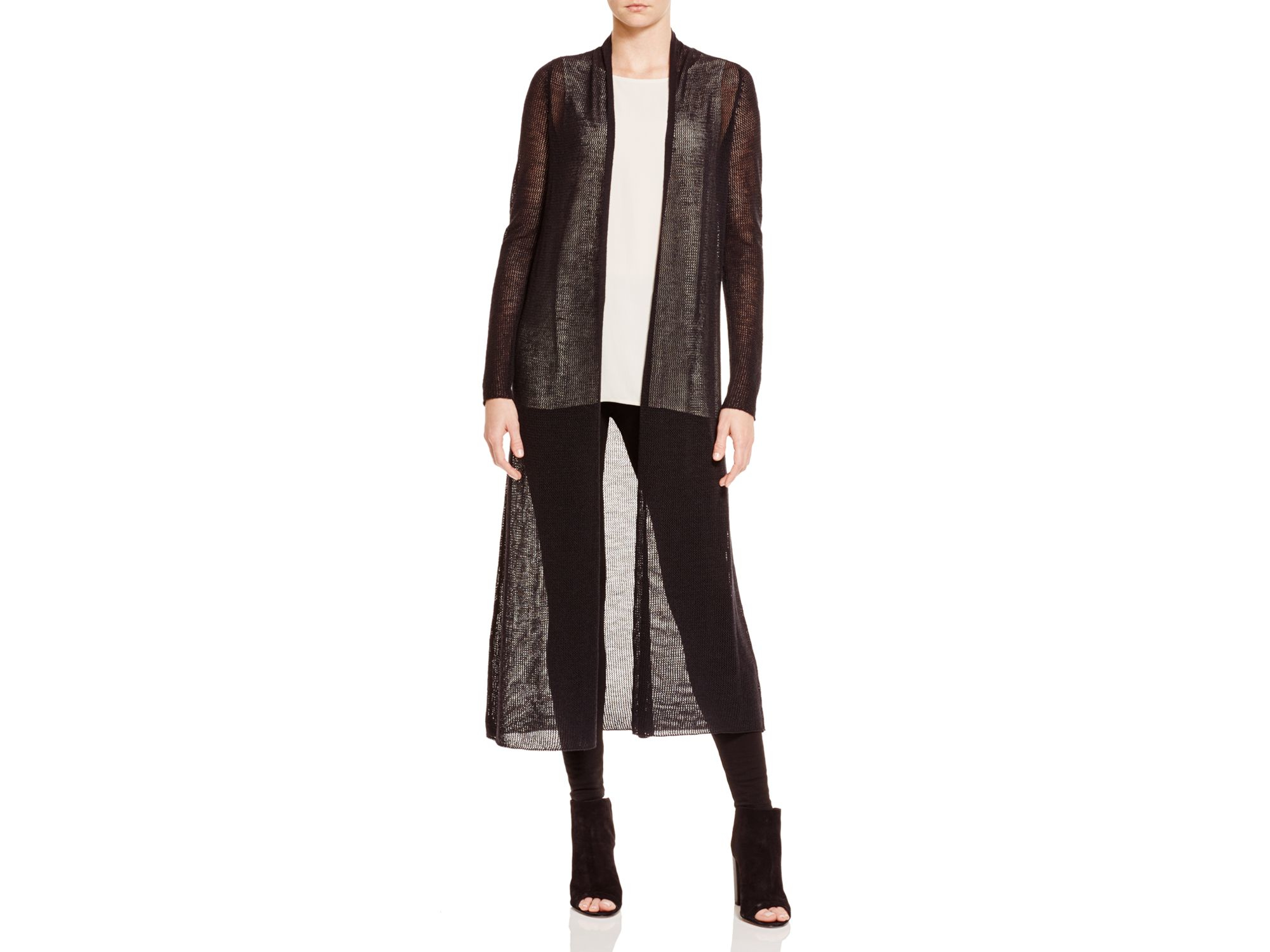 sheer cardigan long