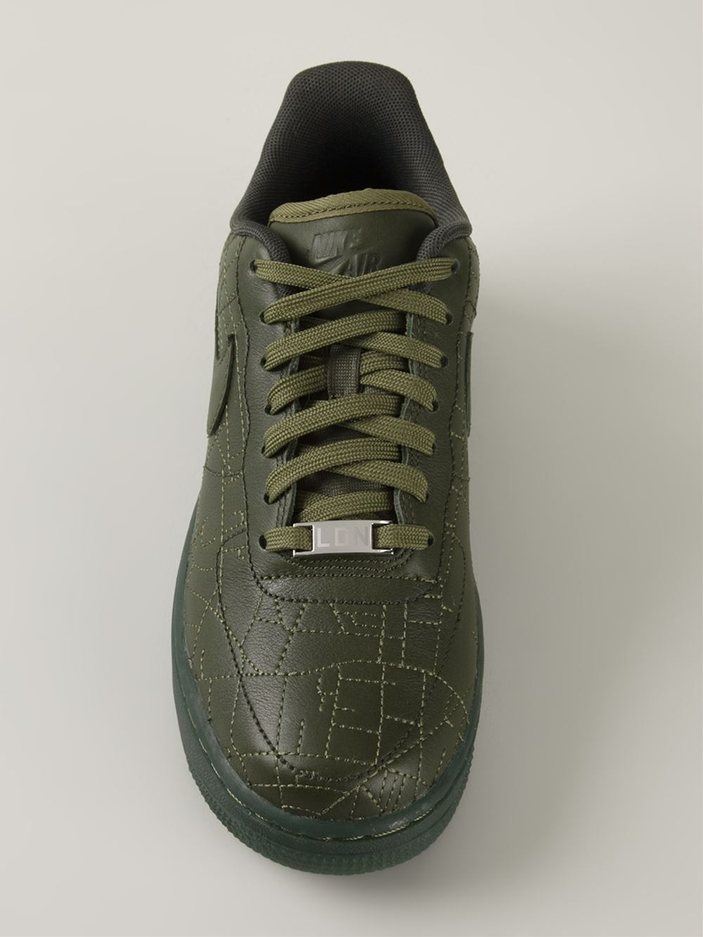 green nike air force 1 high top