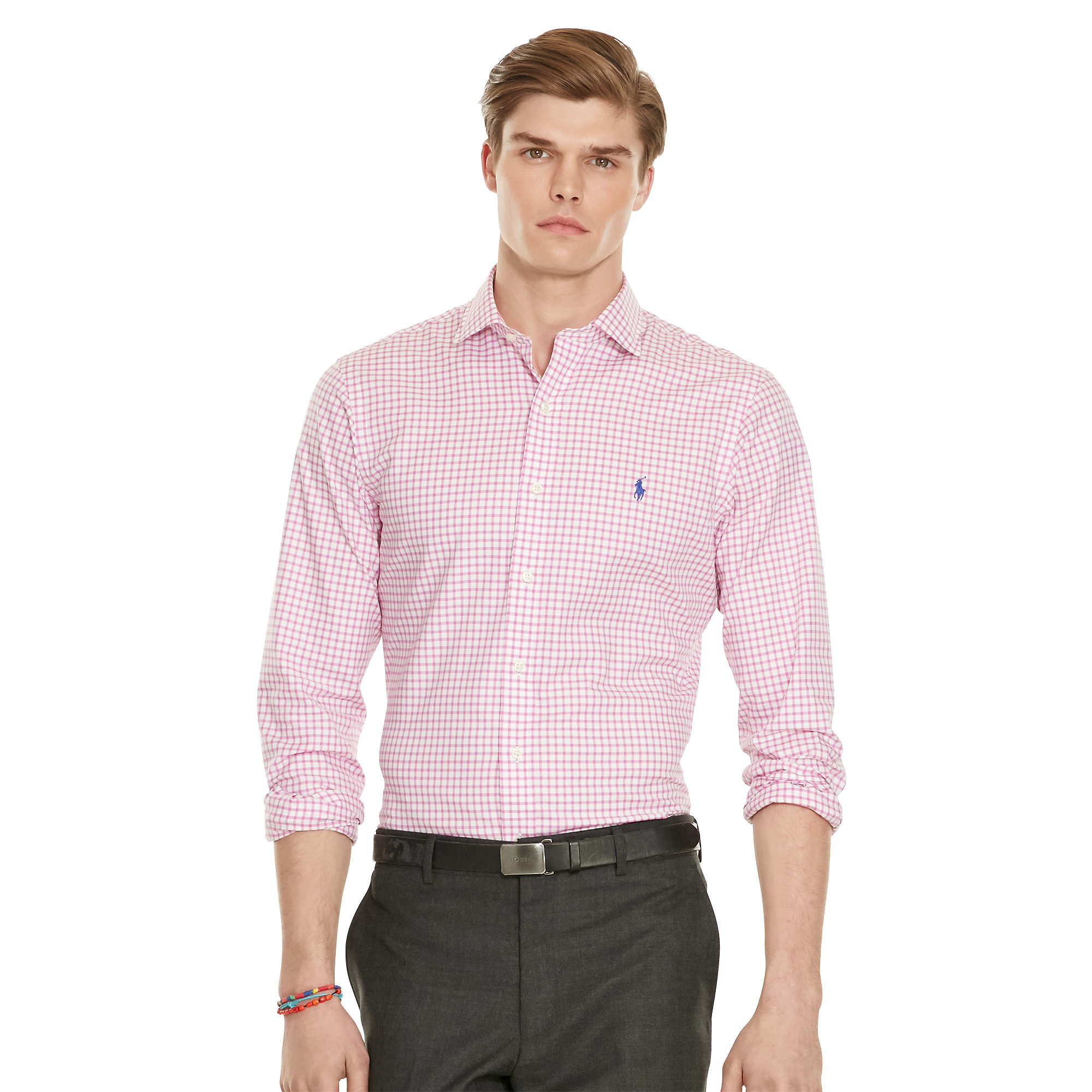 slim fit twill shirt ralph lauren