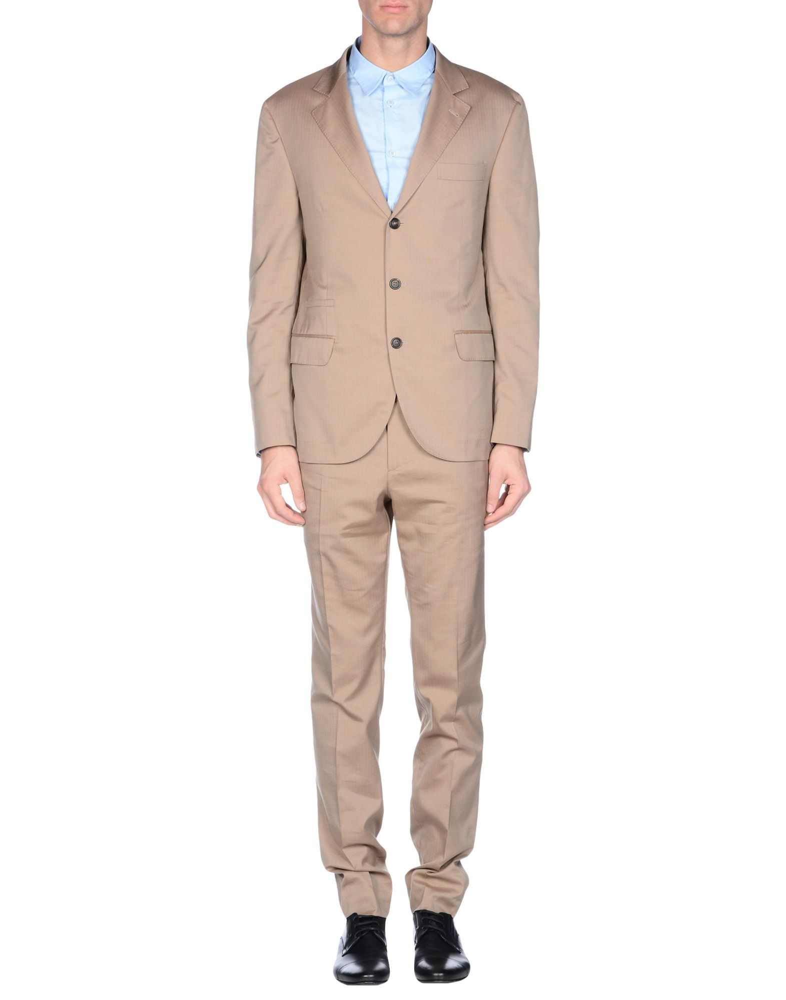 Brunello cucinelli Suit in Natural for Men (Khaki) - Save 56% | Lyst
