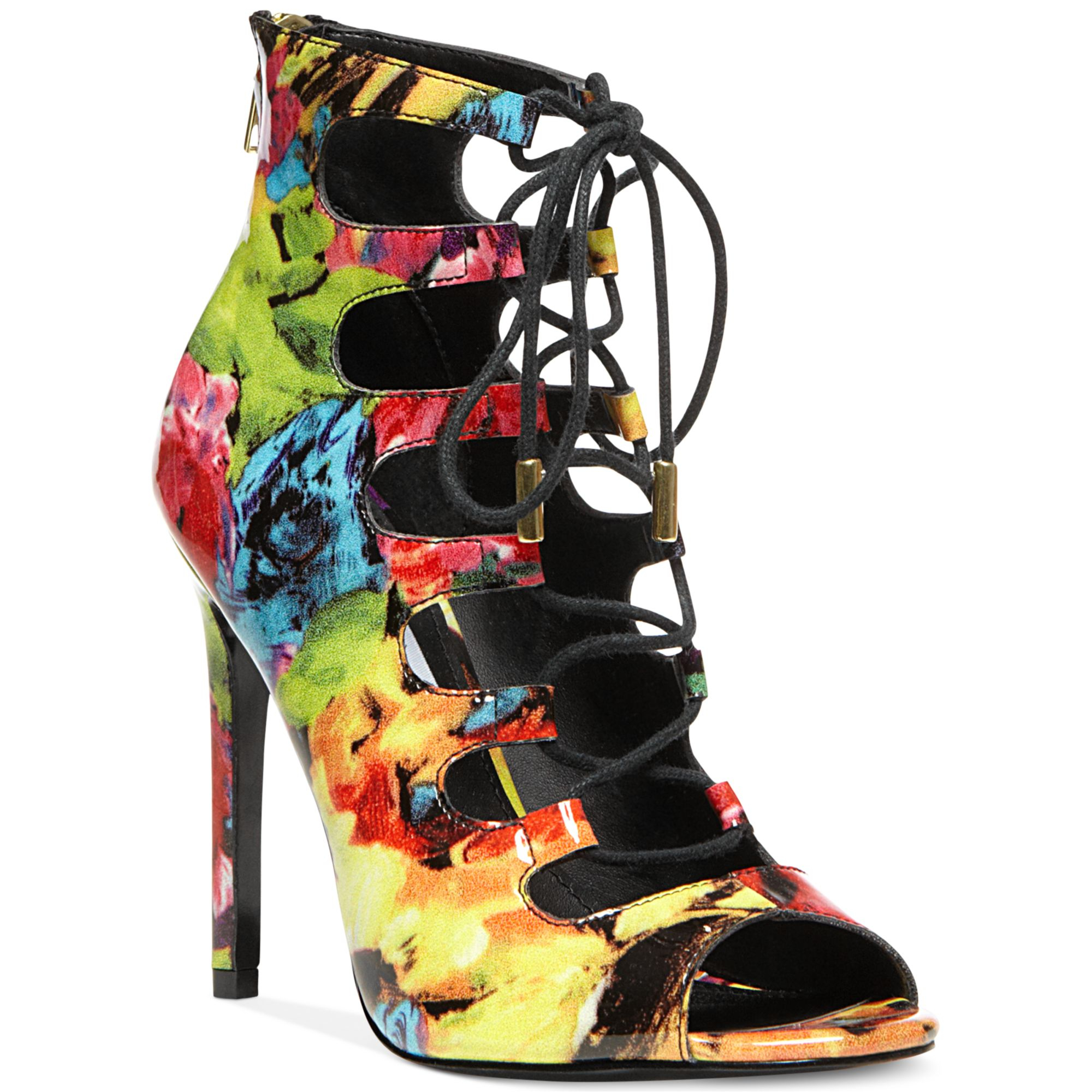 Steve Madden Women'S Cythiaa Ghillie Sandals in Multicolor (Floral ...