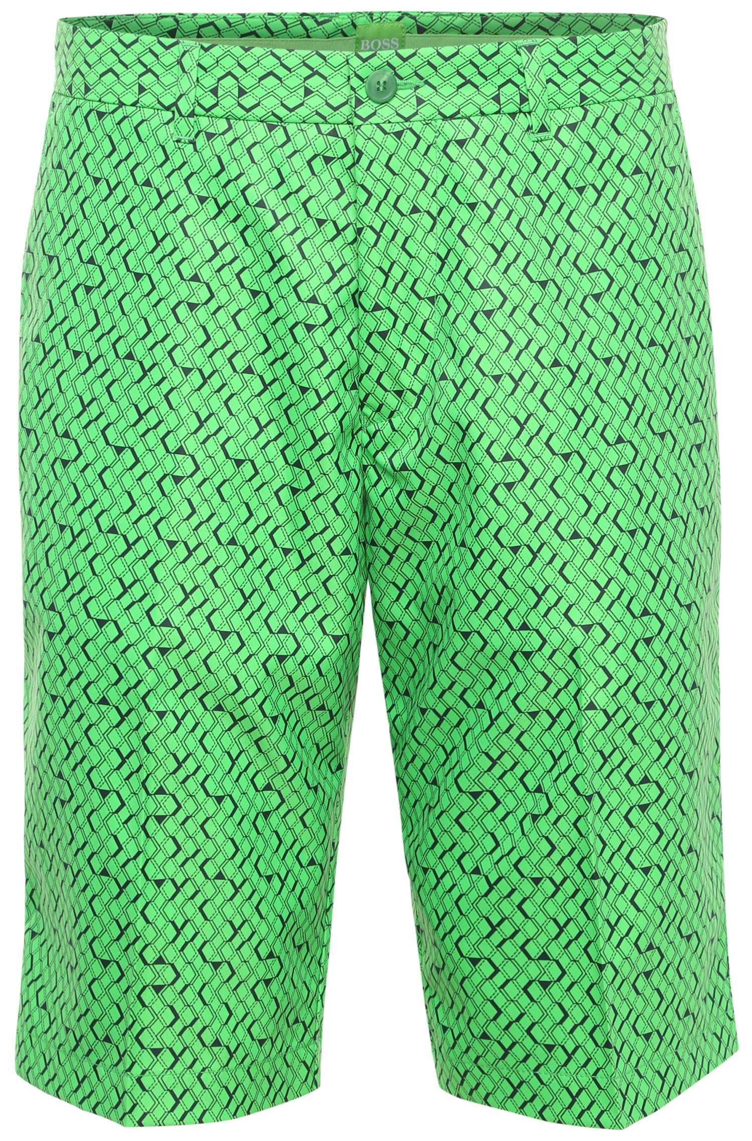 BOSS Green Regular-fit Golf Shorts With A Graphic Pattern: 'hayler 8' in  Green for Men - Lyst