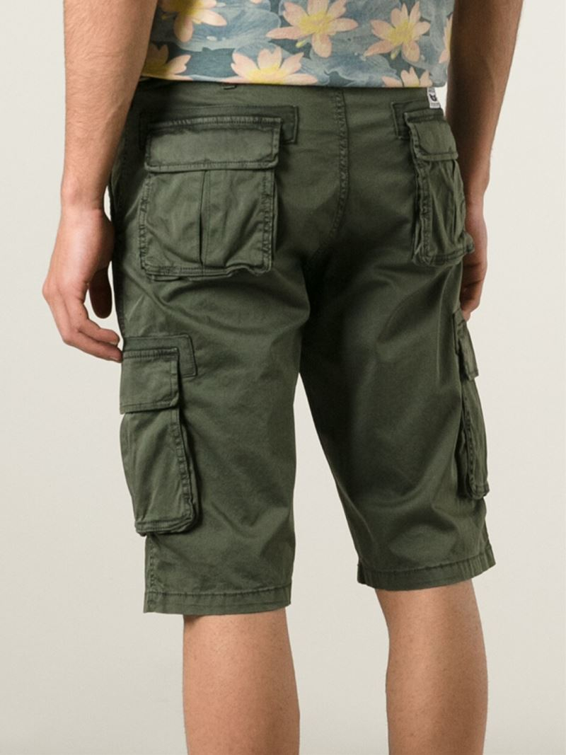 Armani Jeans Cargo Shorts in Green for Men | Lyst