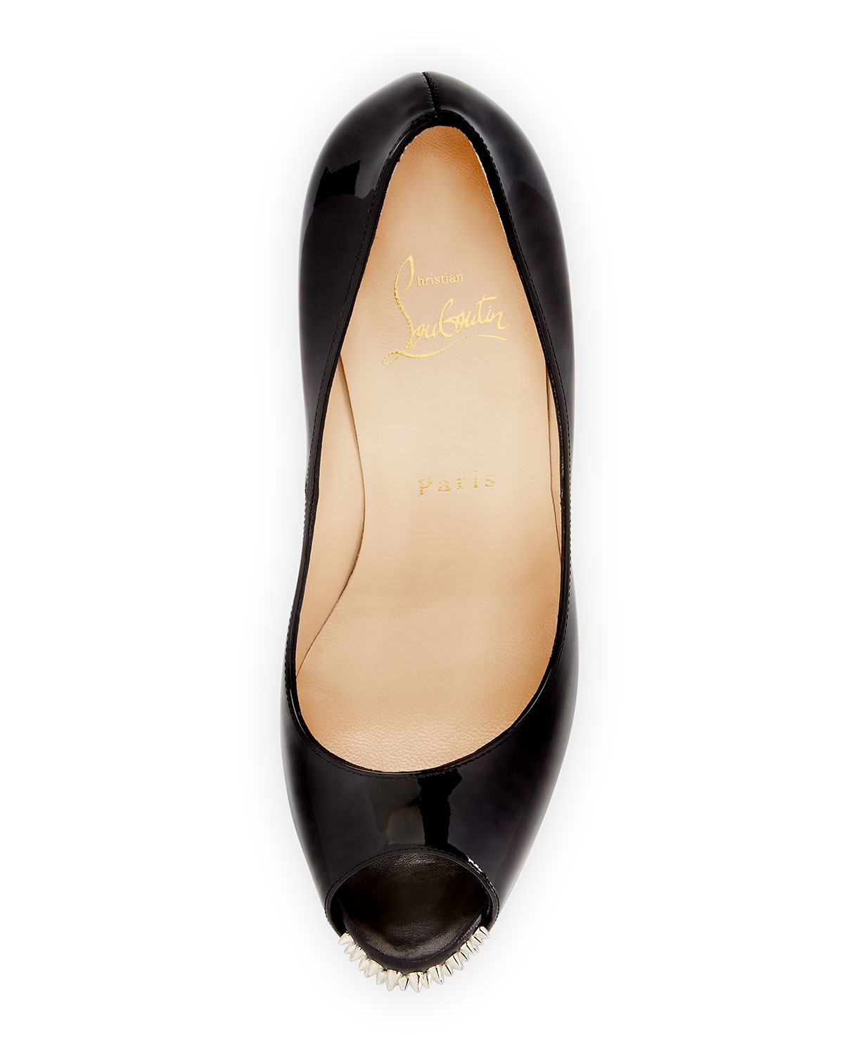 christian louboutin sneakers mens - Christian louboutin New Very Prive Studded Leather Pumps in Black ...