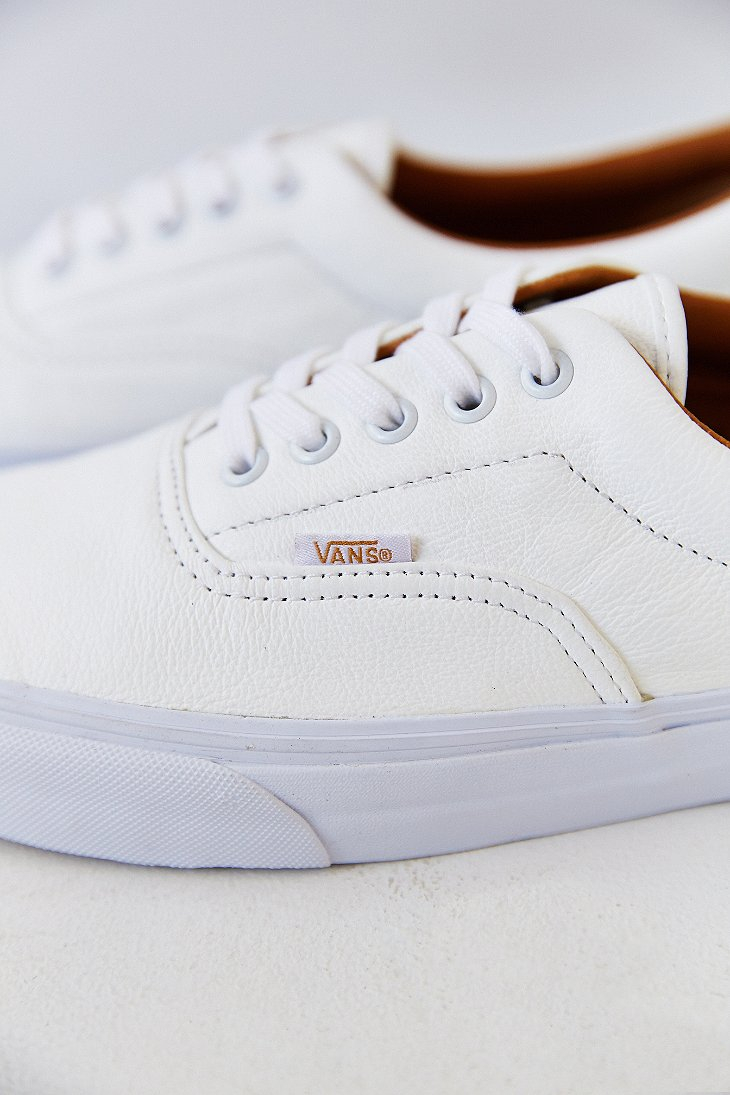 Vans Era Premium Leather Men'S Sneaker White for Men | Lyst