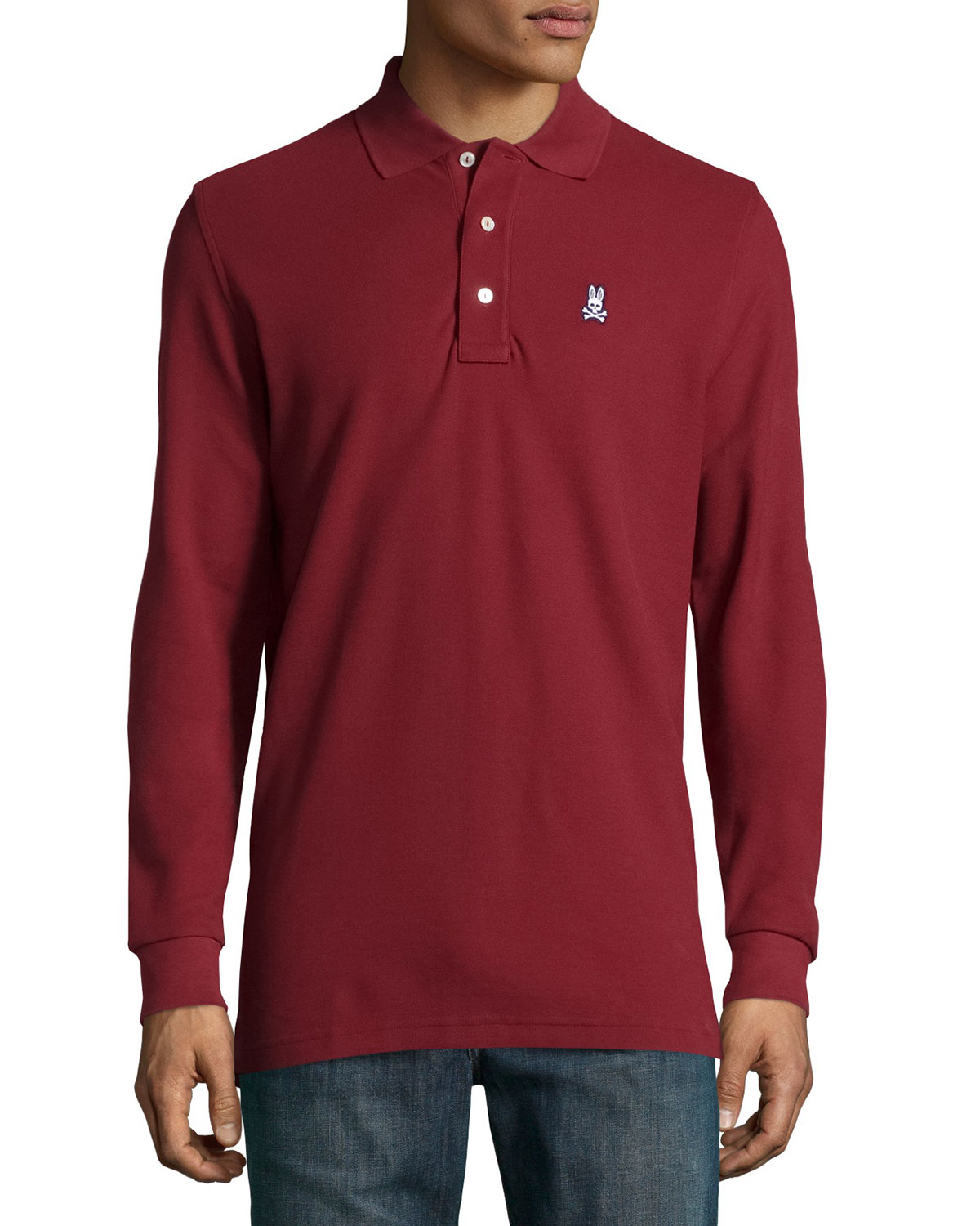 psycho bunny long sleeve polo