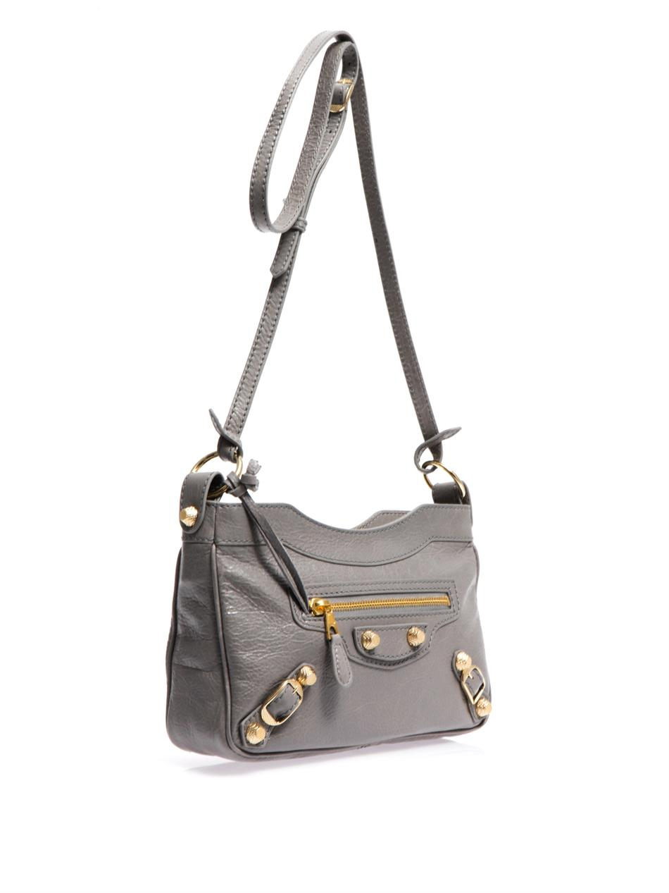 Balenciaga Arena Giant Hip Crossbody Bag in Grey (Gray) | Lyst