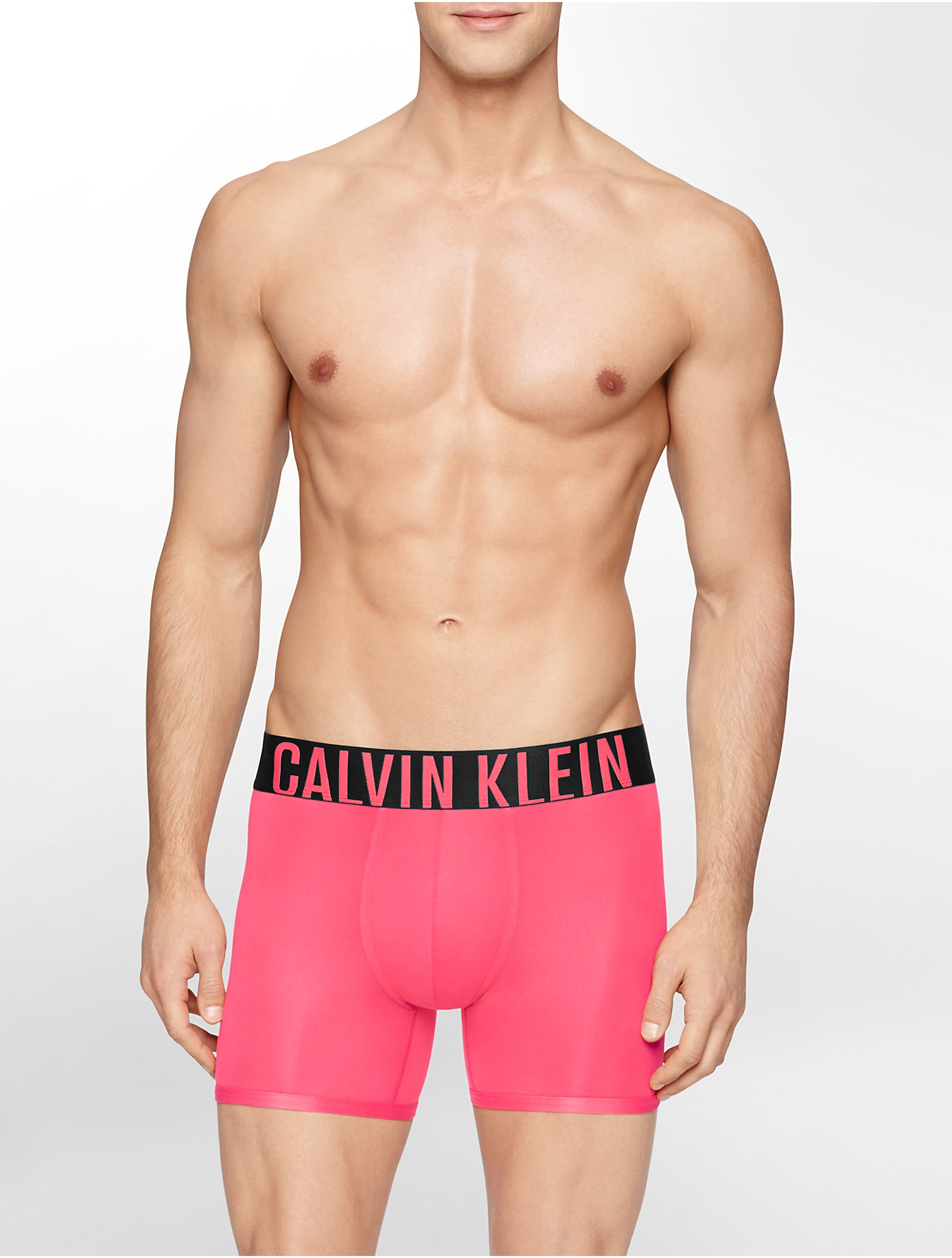Calvin Intense Power Micro Boxer in Pink for Men | Lyst
