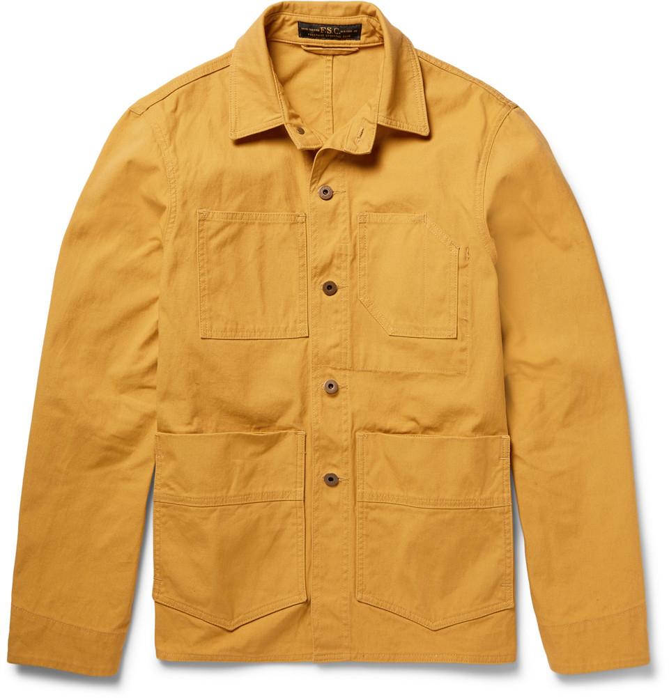 Club Freemans Mustard Jacket Cotton Sporting canvas Washed qw0UaTx