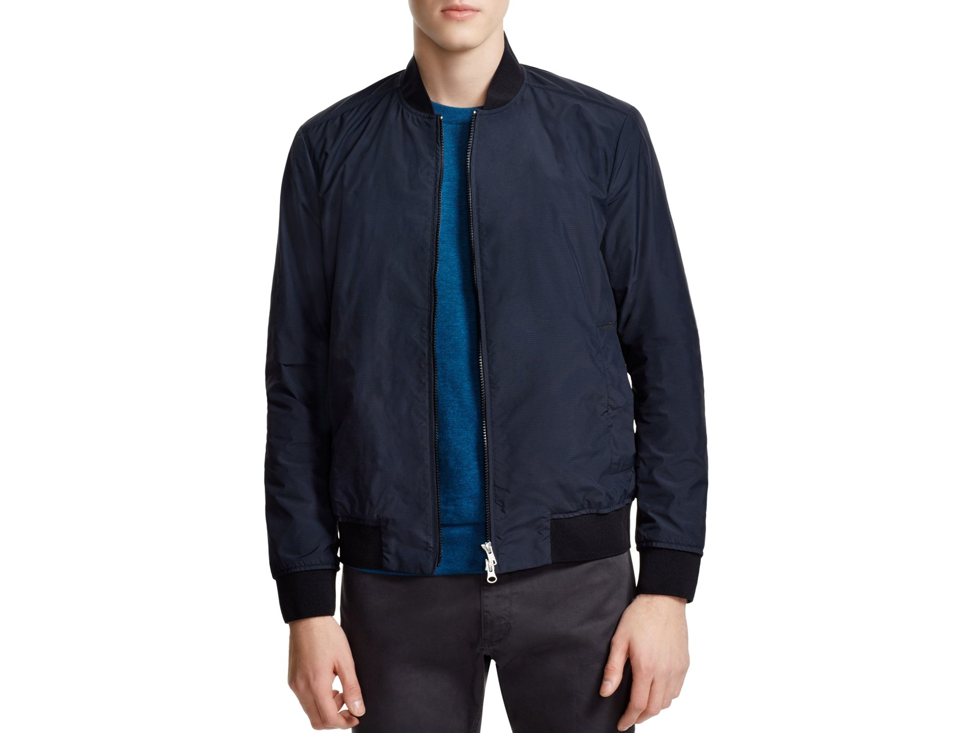 theory bomber jacket mens