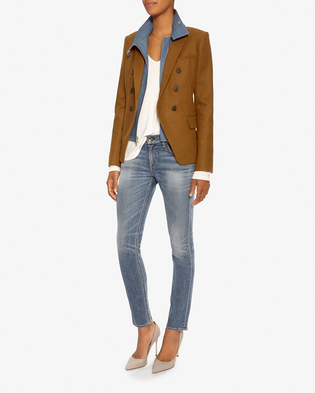 veronica beard denim dickey