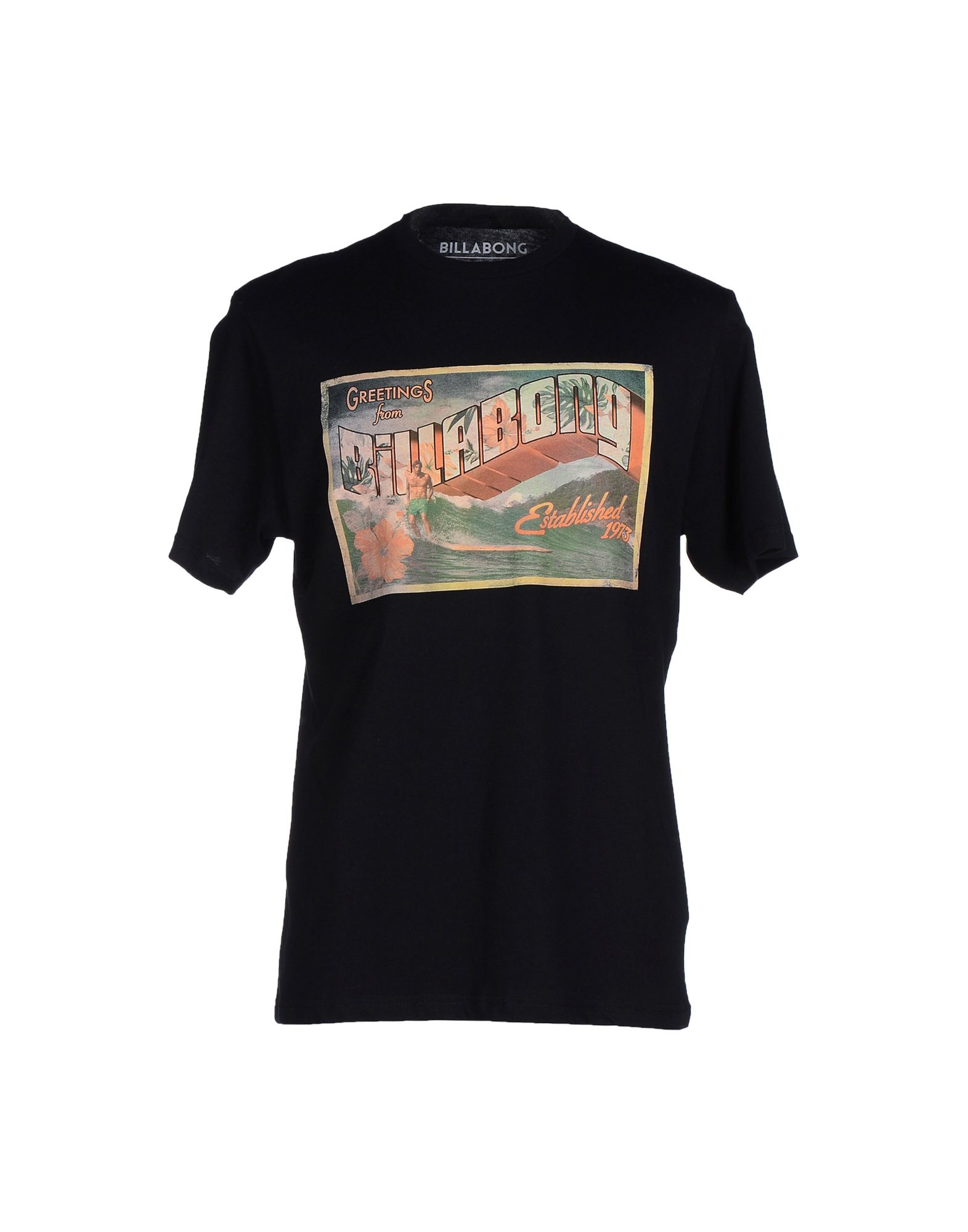Billabong Tshirt in Black for Men (White) Lyst