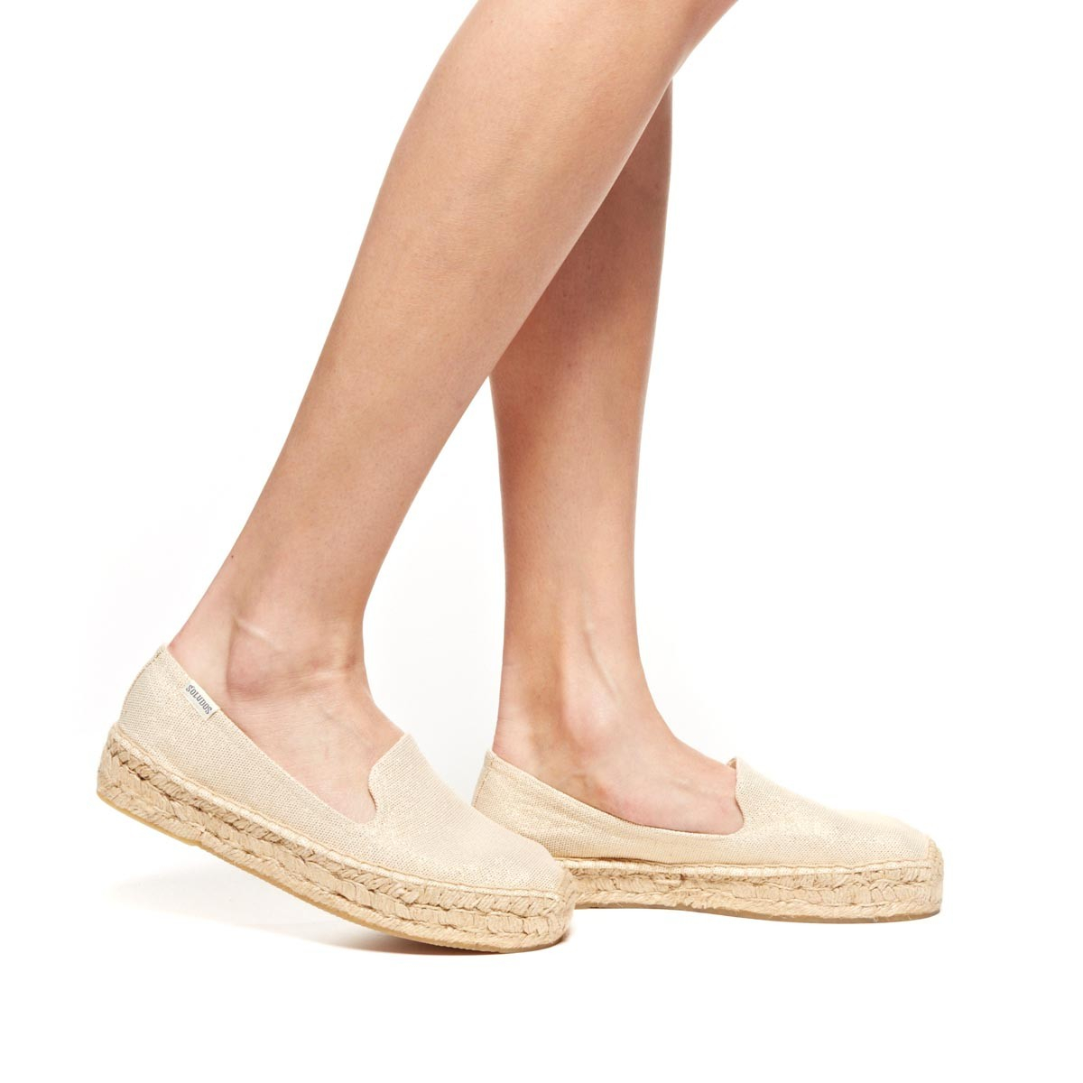 canvas platform smoking slipper