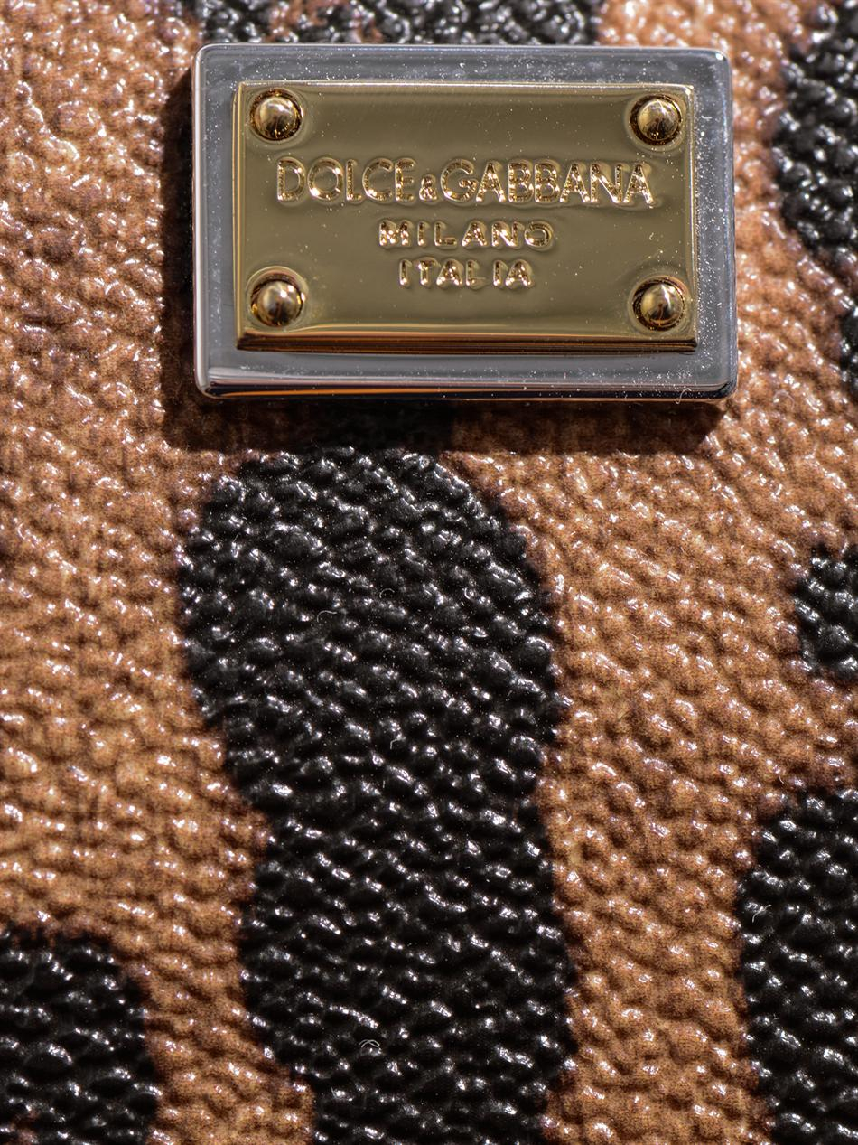Dolce & Gabbana Leopard Print Leather Wallet | Lyst