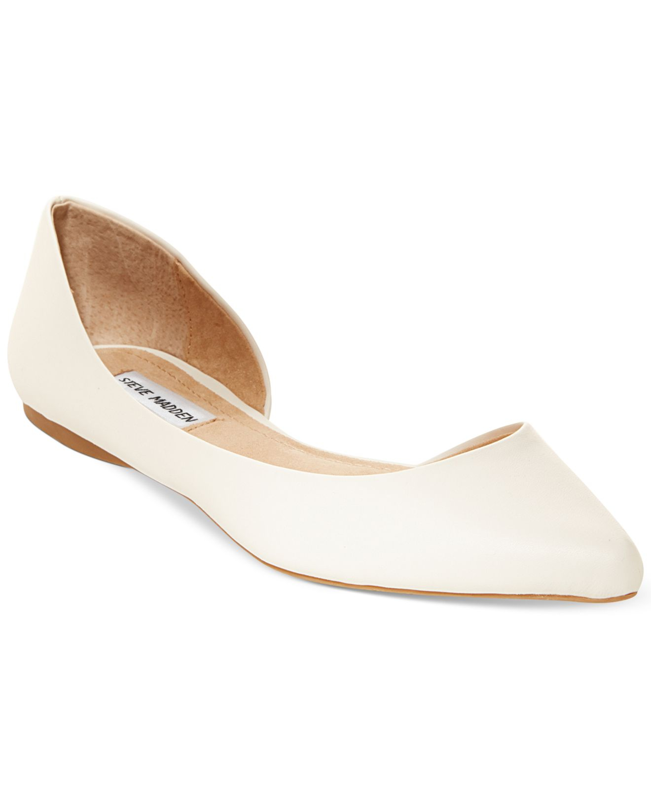 Elusion D'Orsay Flats in White 