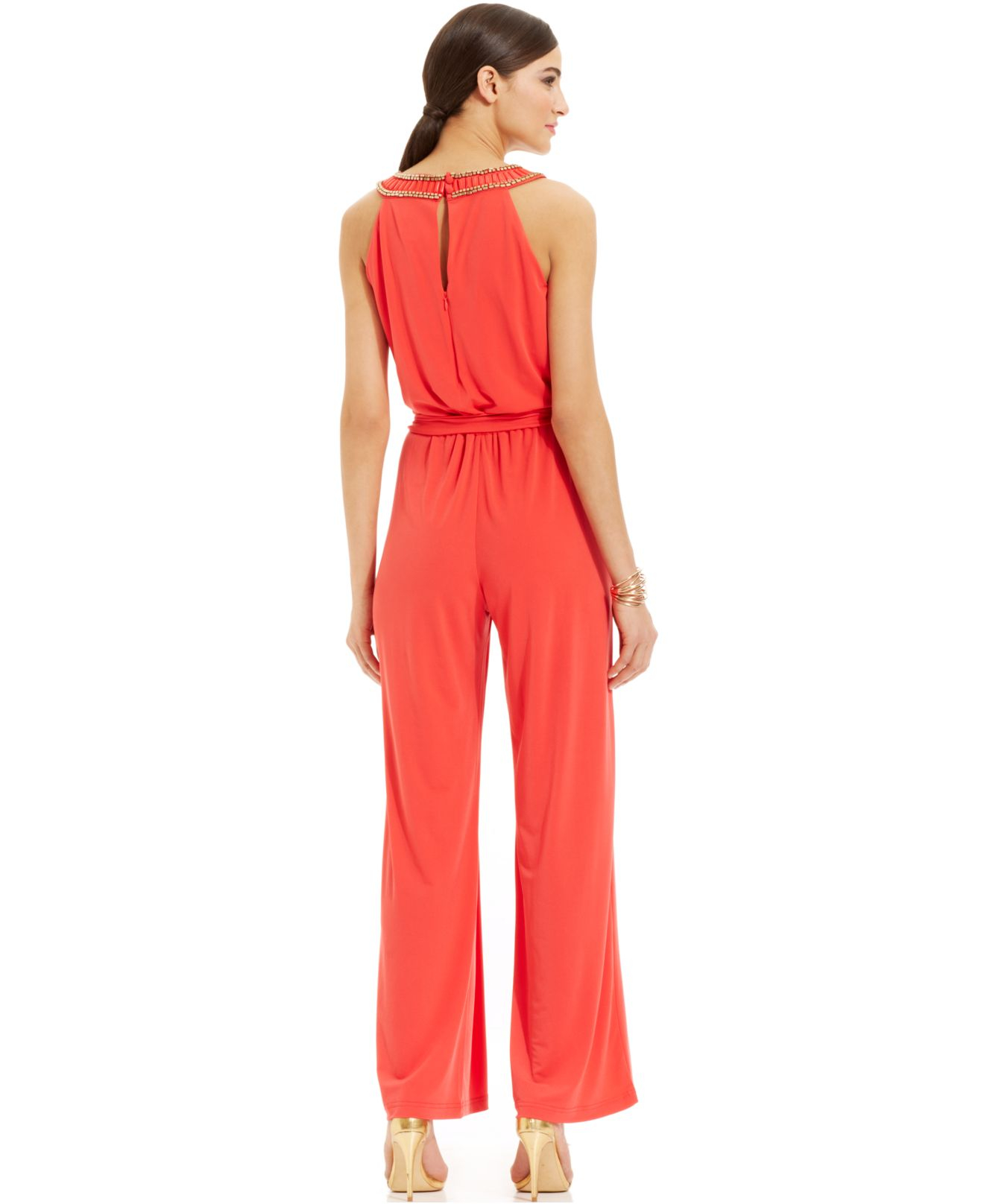vince camuto blush jumpsuit