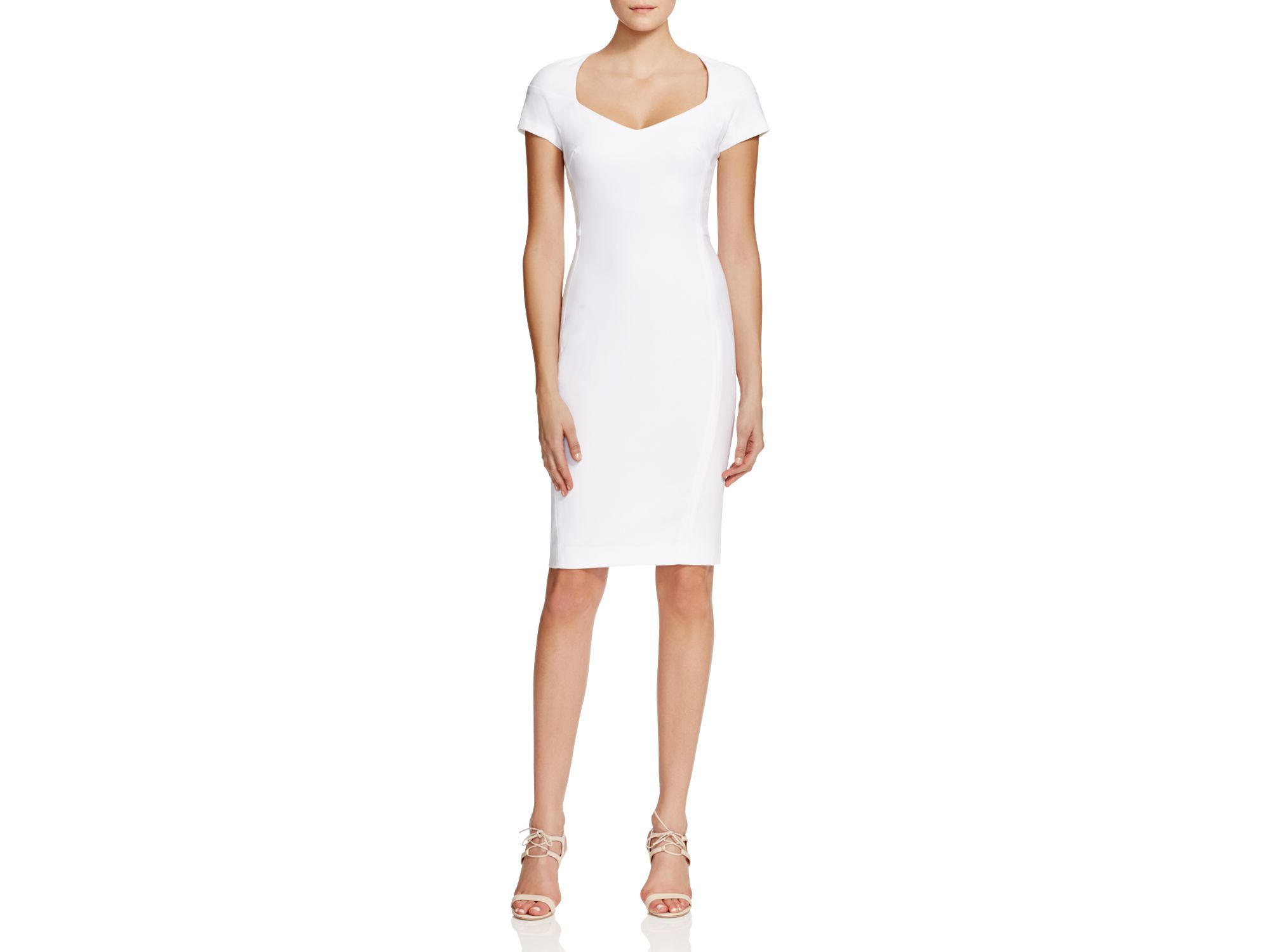 french connection whisper light sheath dress