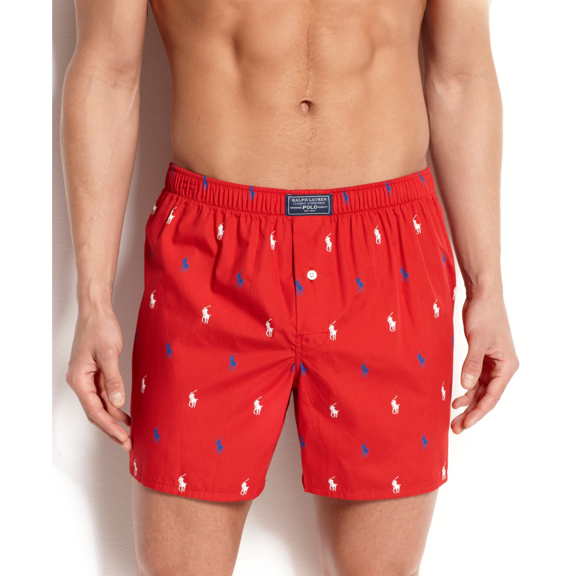 red polo boxers