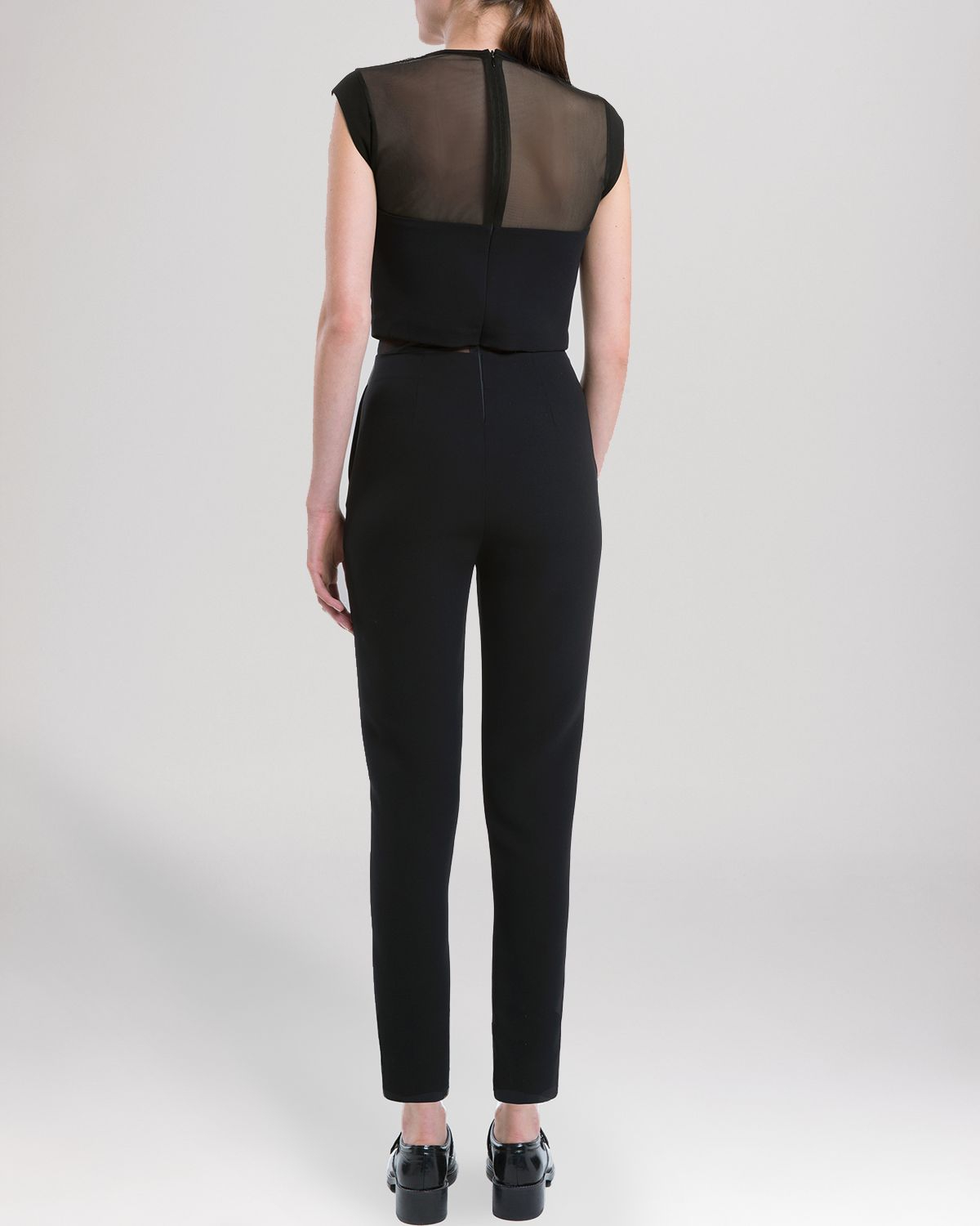 sandro black jumpsuit