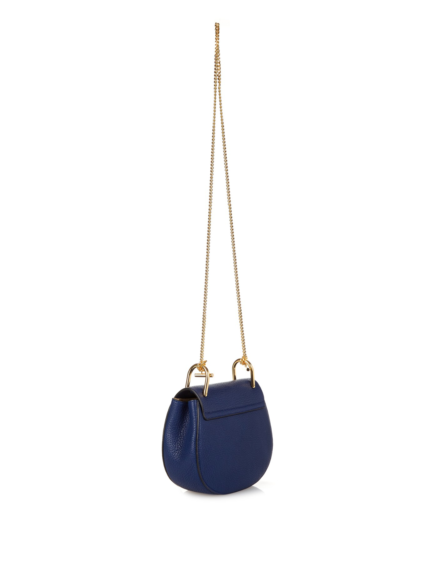 knockoff chloe bag - Chlo Drew Mini Leather Cross-Body Bag in Blue (NAVY) | Lyst
