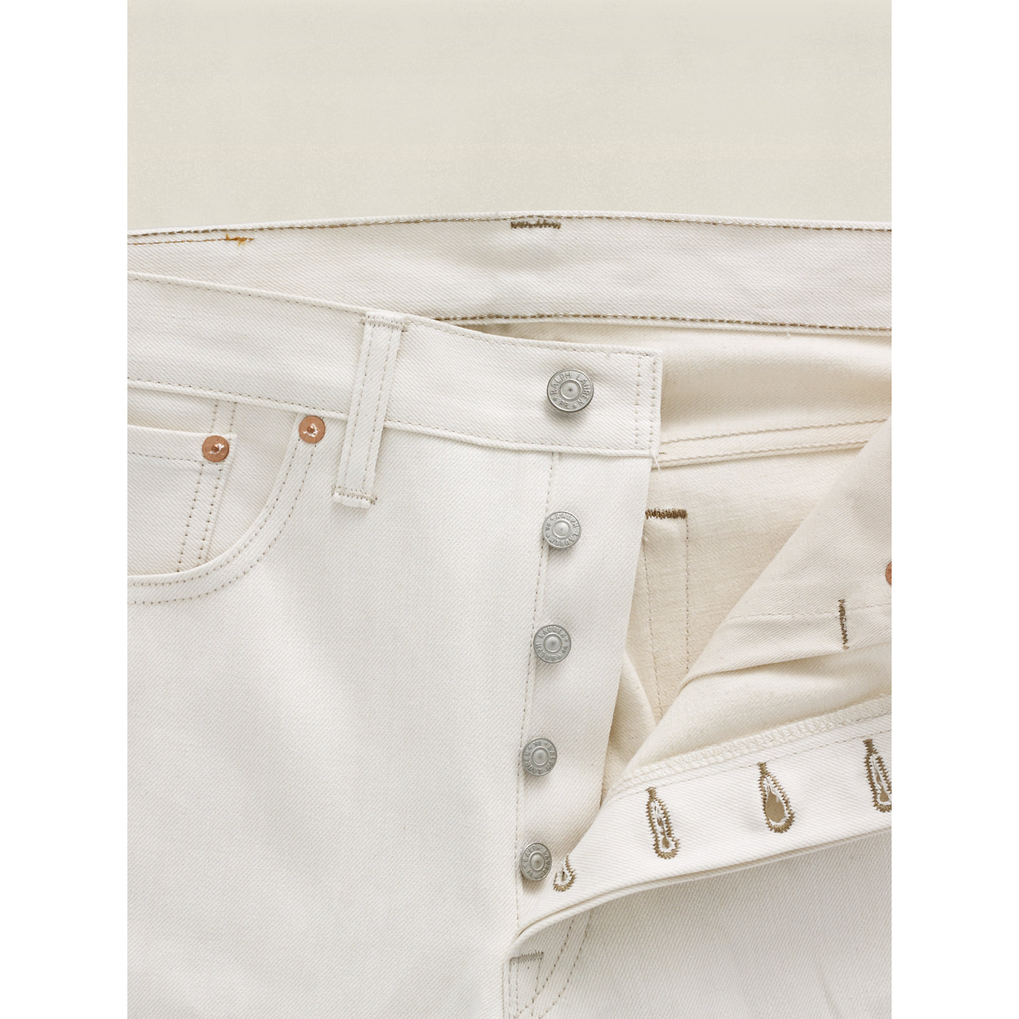 rrl white jeans