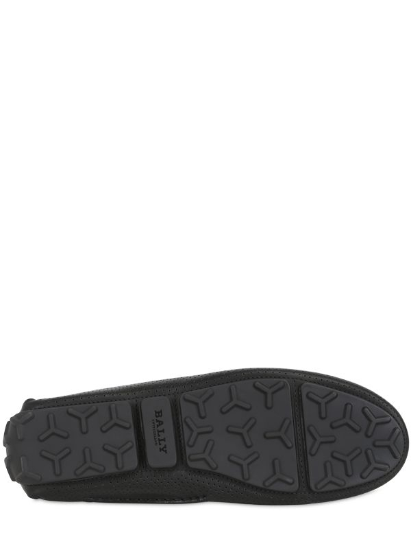 Bally Droteo Leather Driving Shoes in Black for Men - Lyst