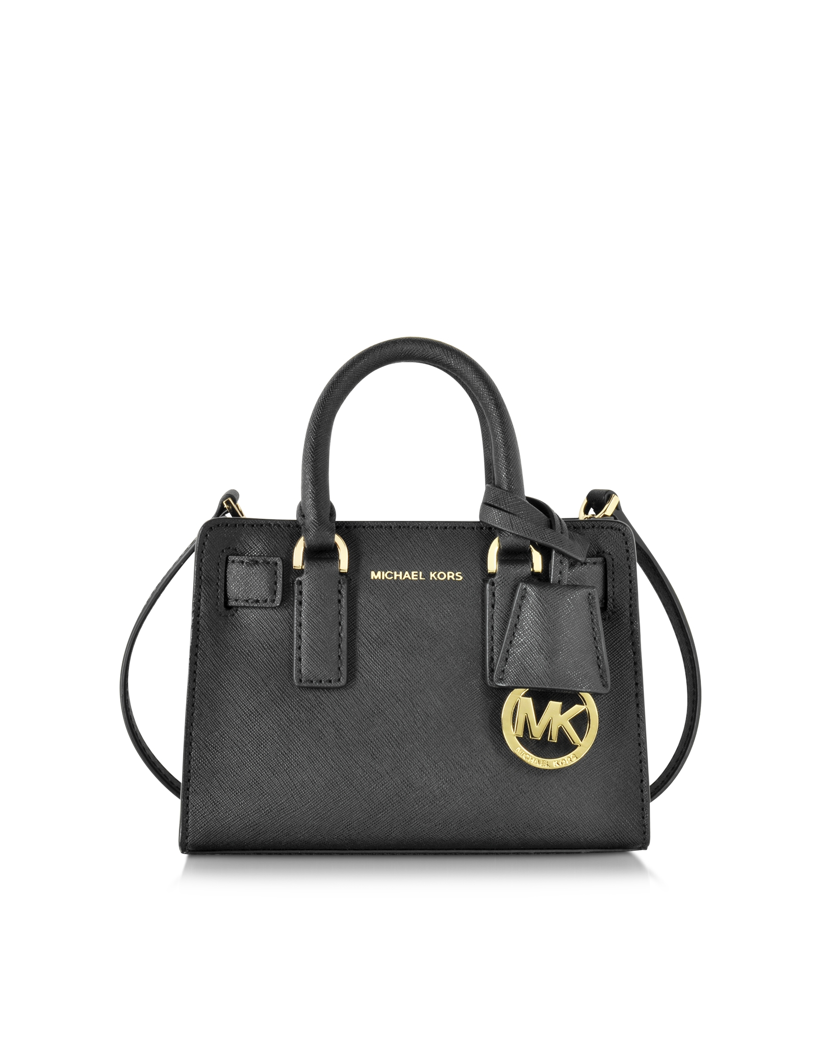 Lyst Michael Kors Dillon Black Saffiano Leather Extra Small Gallery Women S Michael By Kors