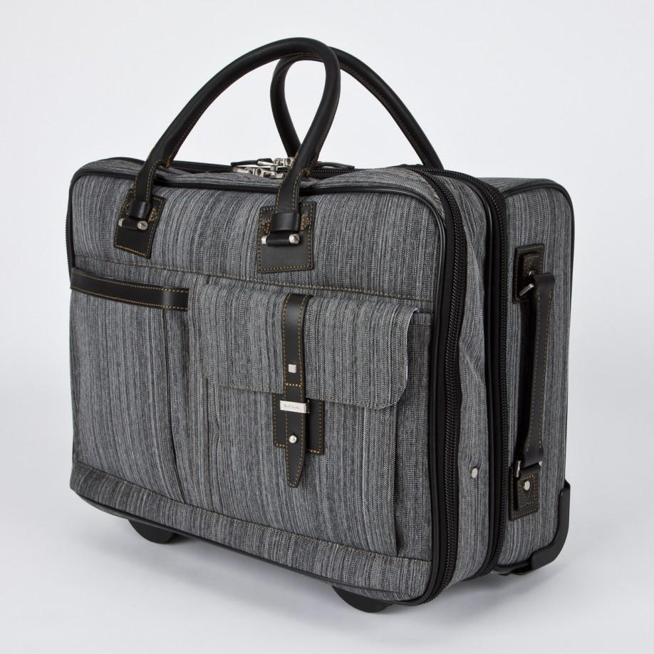 Paul Smith Small Grey Boston Trolley Bag in Gray for Men ...
