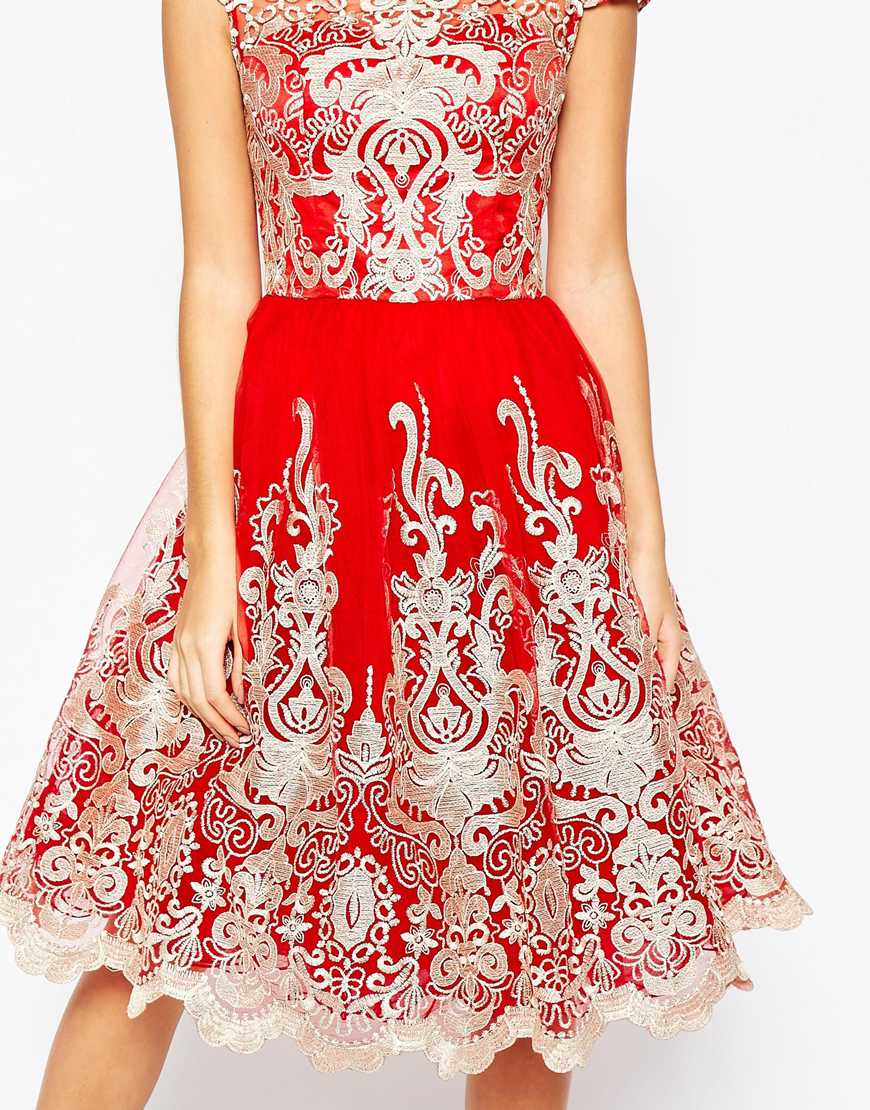 chichi red dress