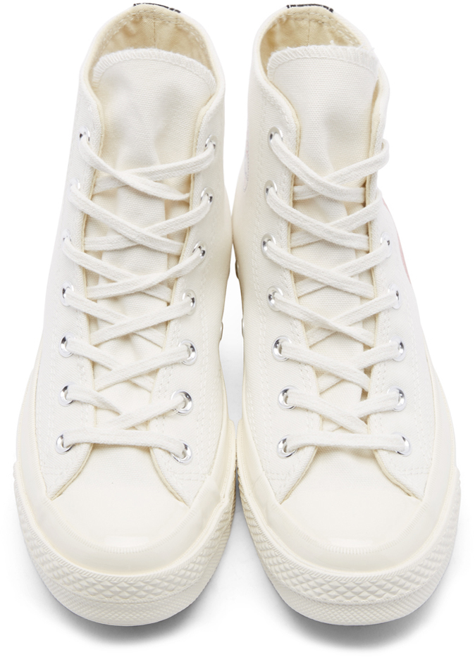 white heart logo converse edition sneakers