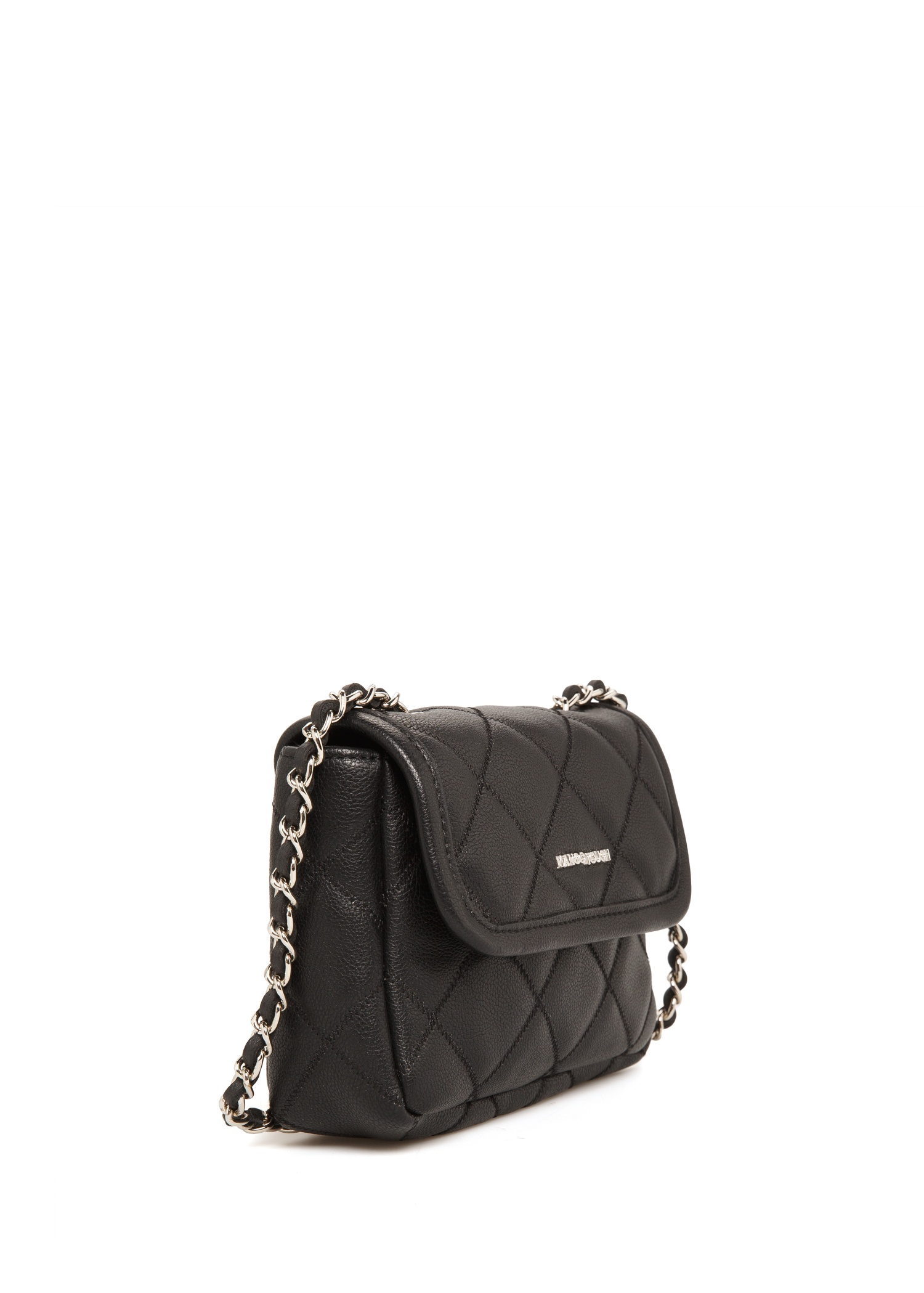 Mango Quilted Mini Cross-Body Bag in Black - Lyst