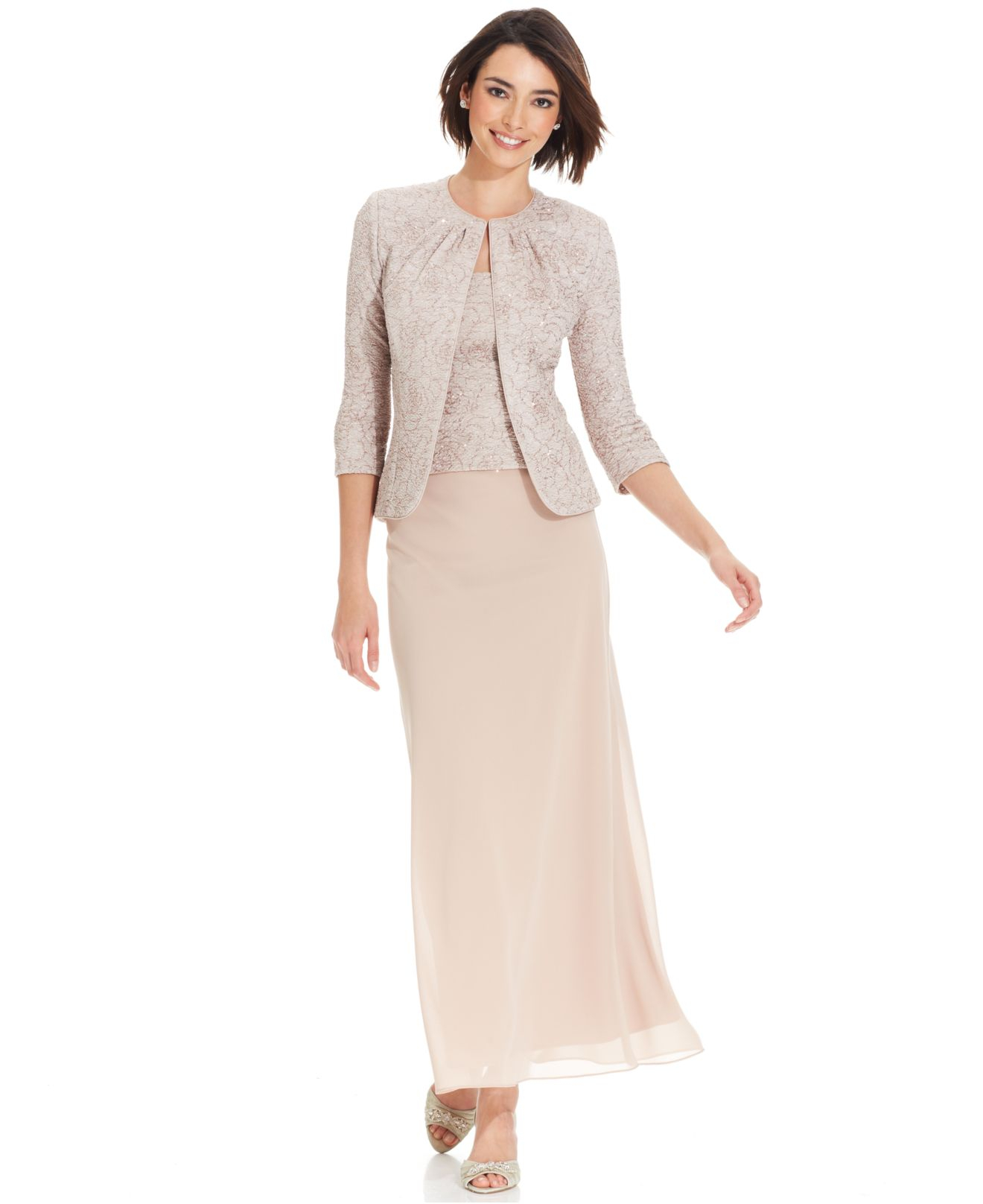evening skirt and top